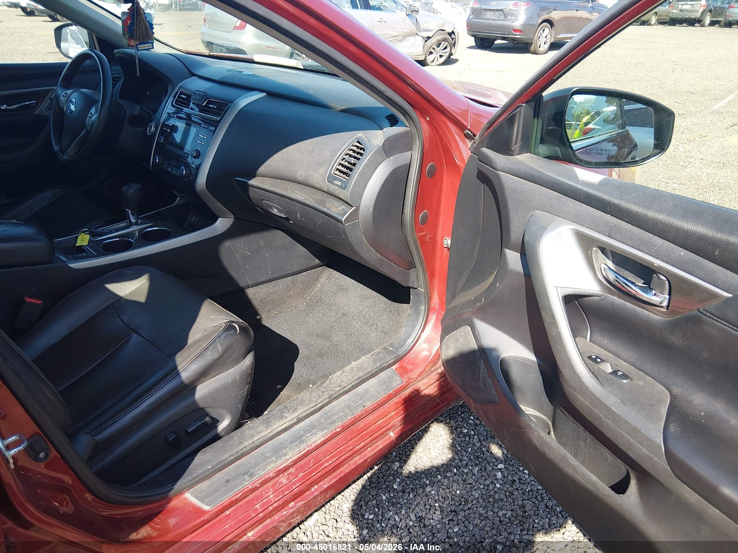 2015 Nissan Altima 2.5 Sl Red vin: 1N4AL3AP5FC121676