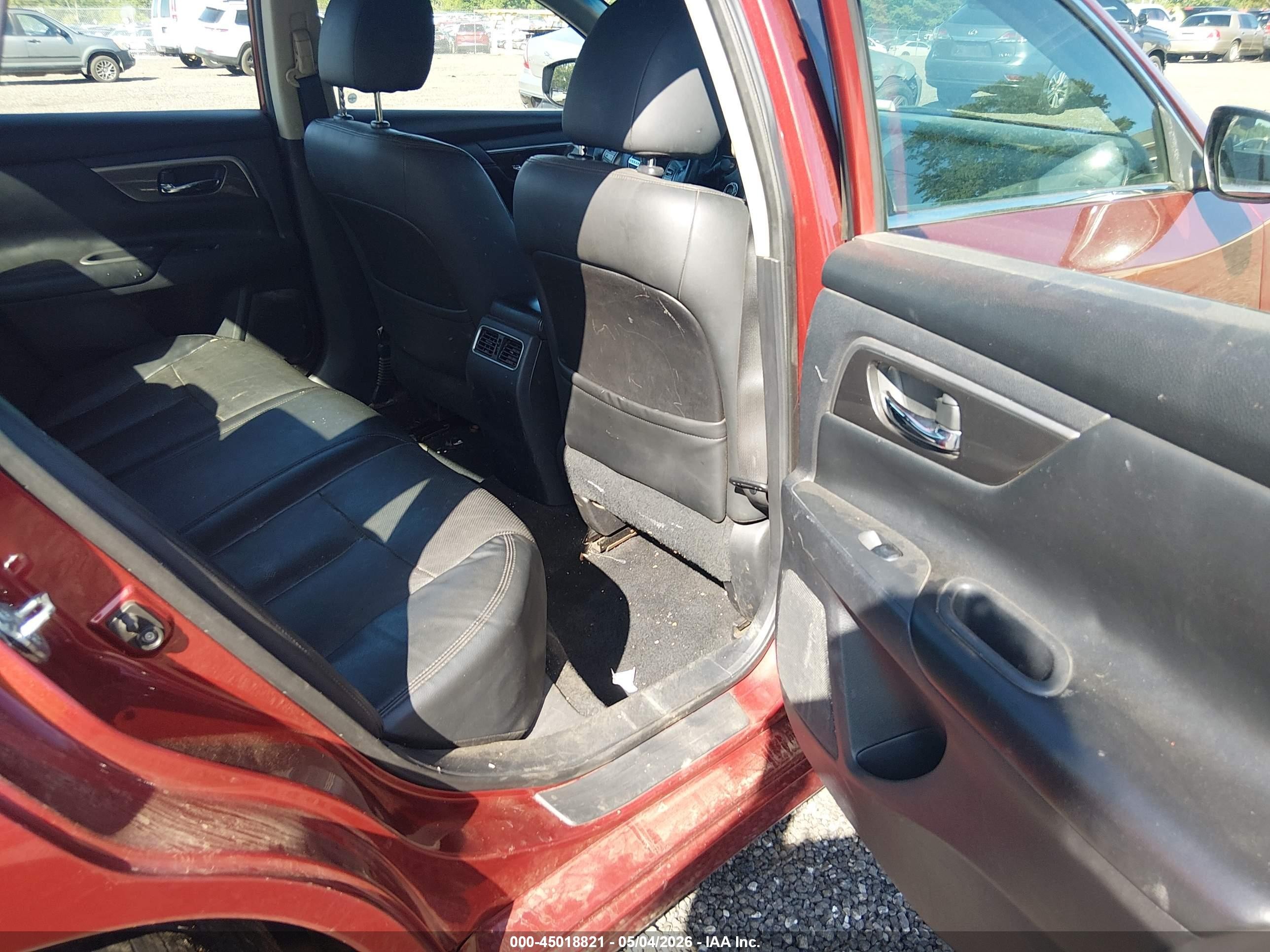 2015 Nissan Altima 2.5 Sl Red vin: 1N4AL3AP5FC121676