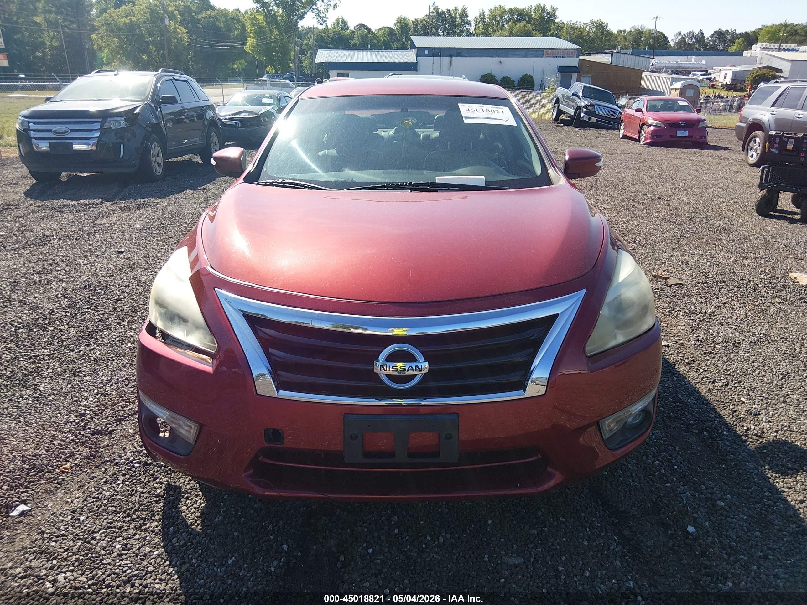 2015 Nissan Altima 2.5 Sl Red vin: 1N4AL3AP5FC121676
