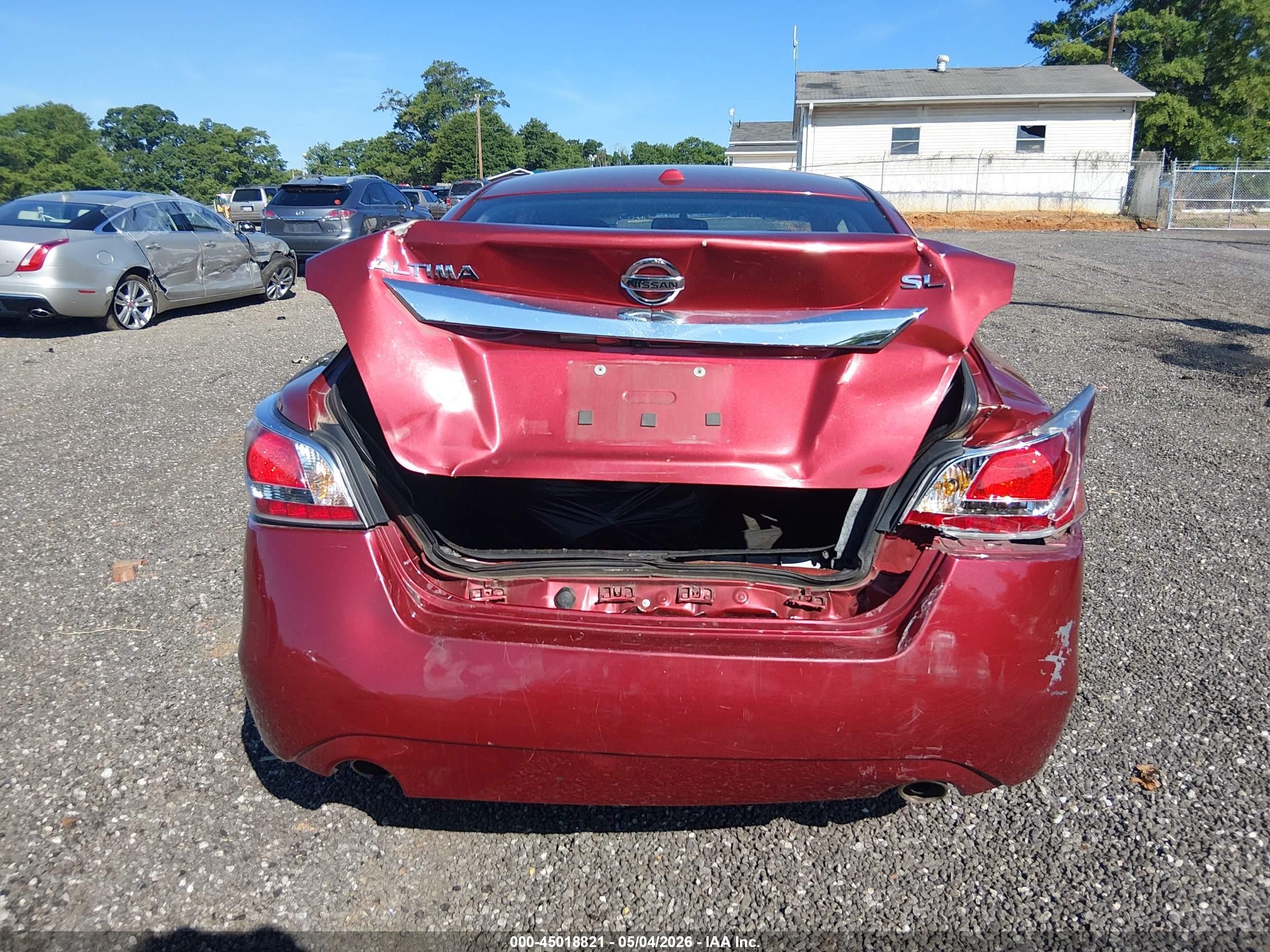 2015 Nissan Altima 2.5 Sl Red vin: 1N4AL3AP5FC121676