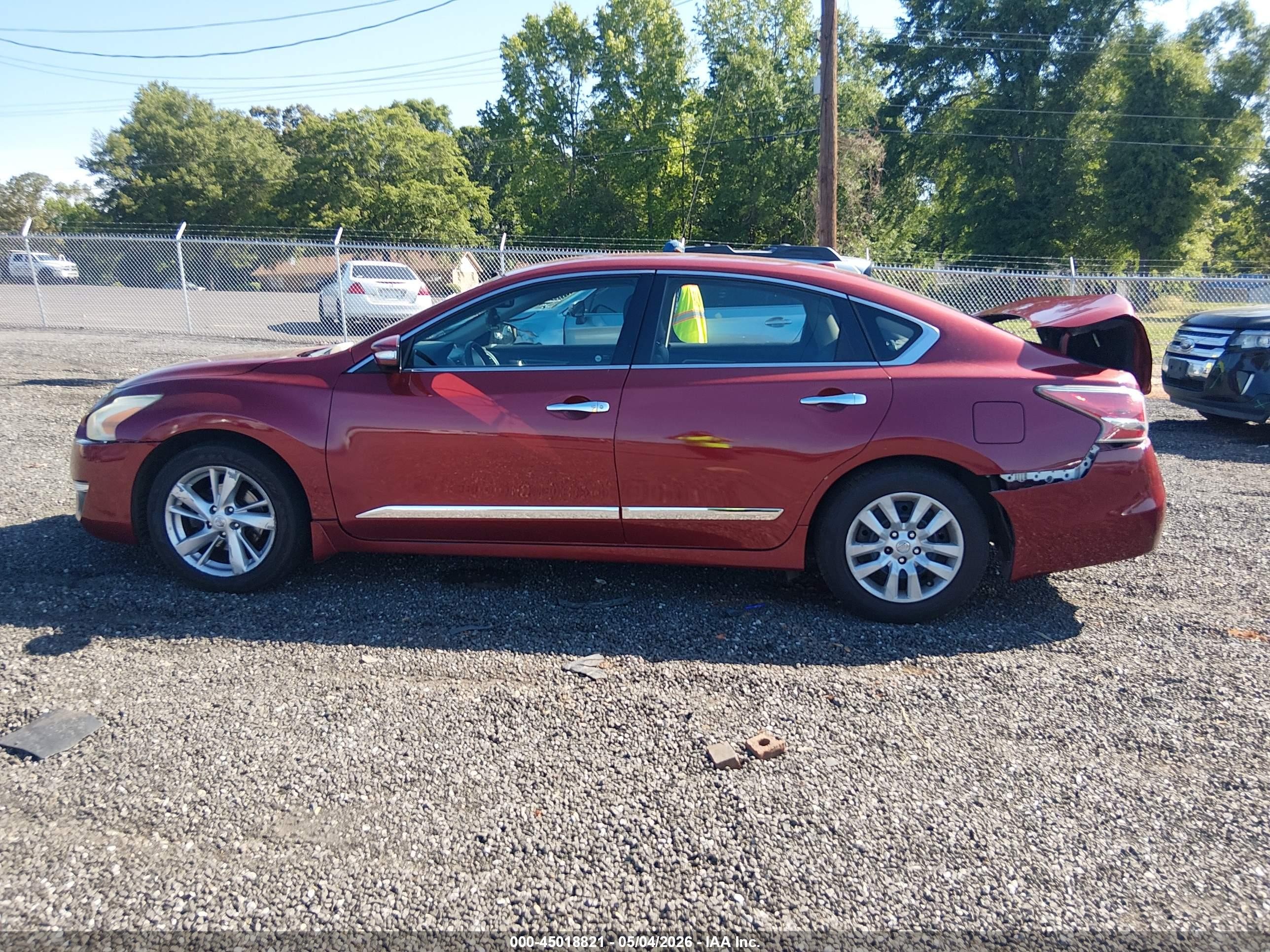 2015 Nissan Altima 2.5 Sl Red vin: 1N4AL3AP5FC121676