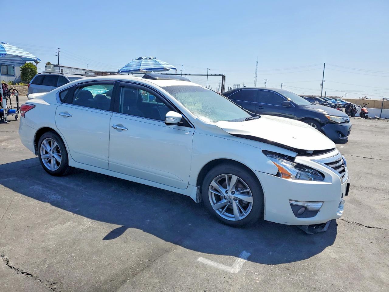 2015 Nissan Altima 2.5 Sl White vin: 1N4AL3AP5FC140096