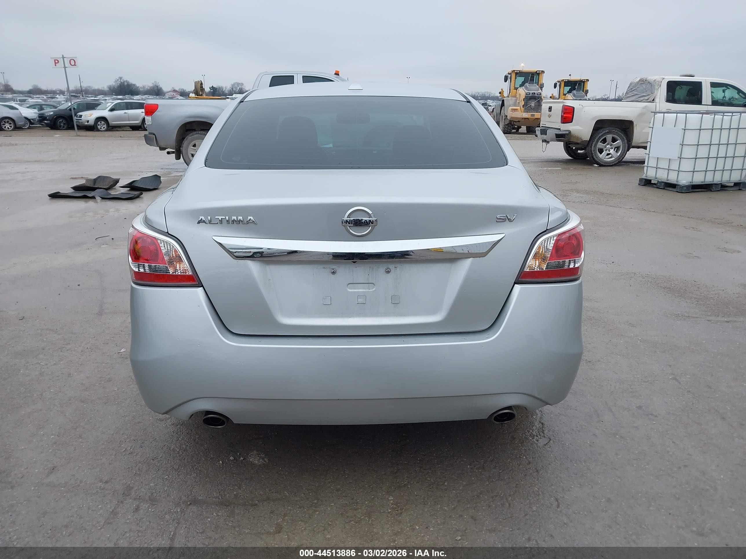 2015 Nissan Altima 2.5 Sv Silver vin: 1N4AL3AP5FC142365