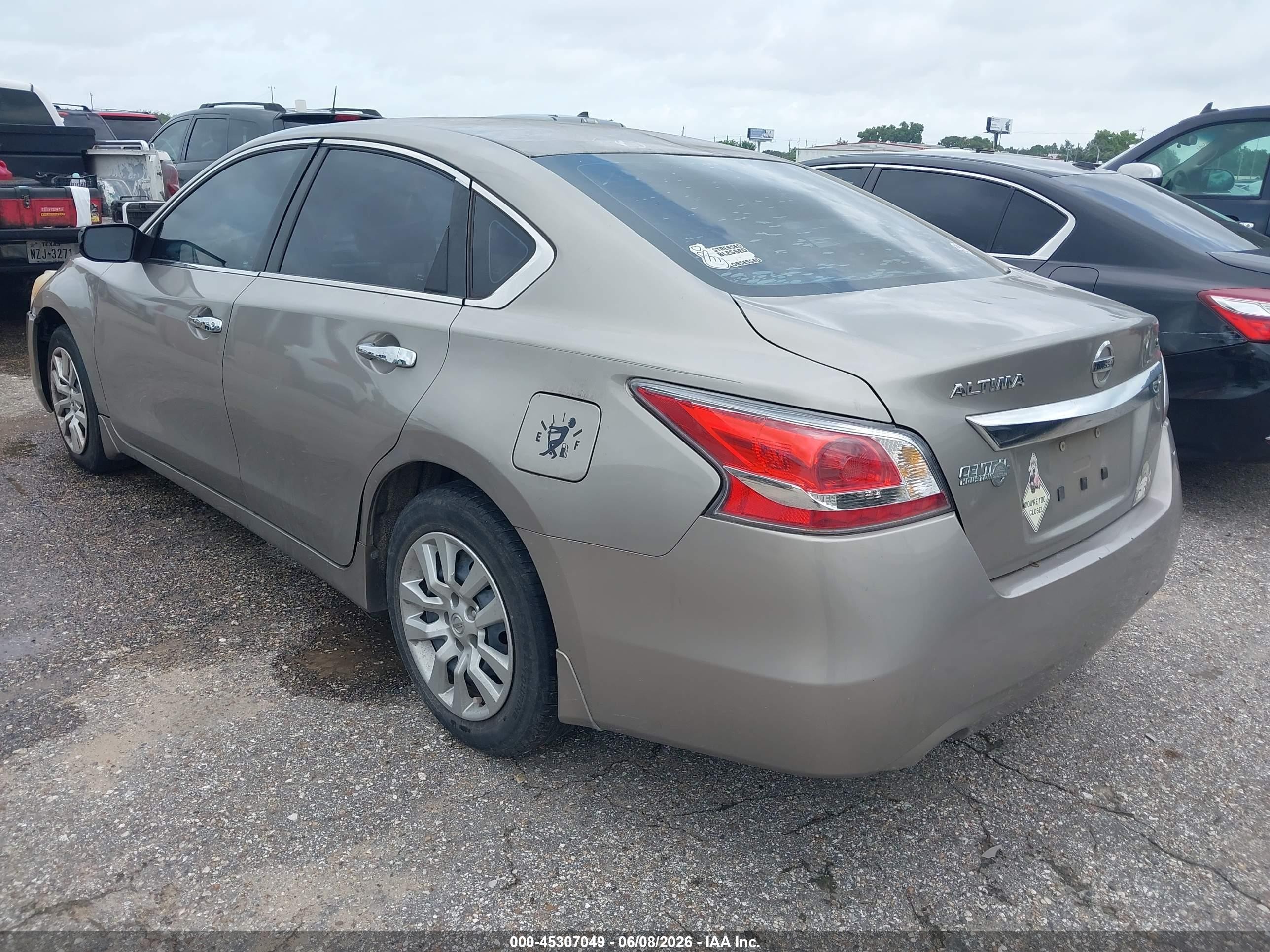 2015 Nissan Altima 2.5 S Tan vin: 1N4AL3AP5FC143001