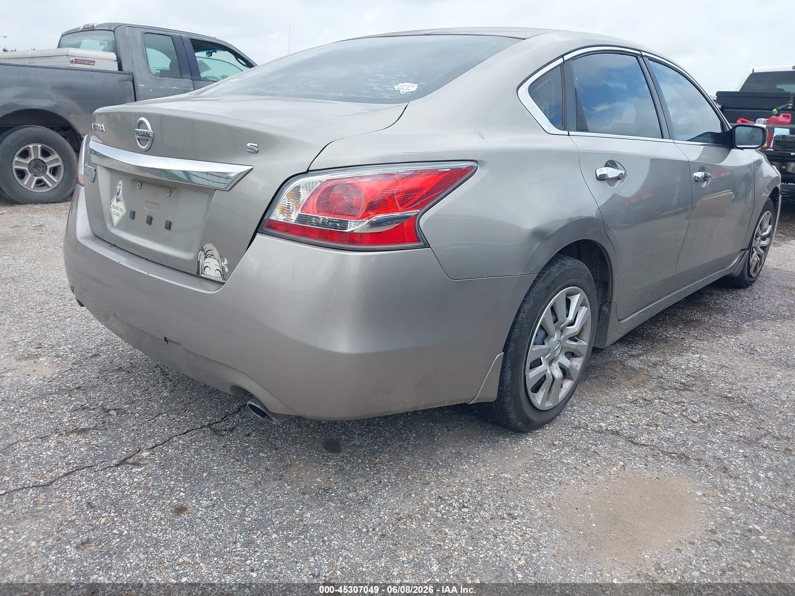 2015 Nissan Altima 2.5 S Tan vin: 1N4AL3AP5FC143001
