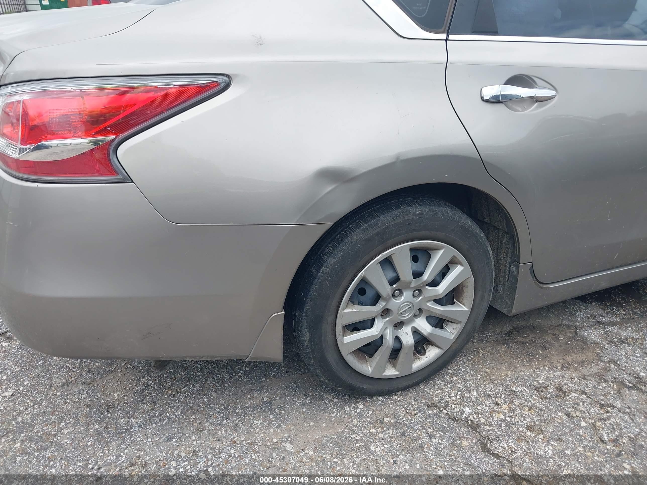 2015 Nissan Altima 2.5 S Tan vin: 1N4AL3AP5FC143001