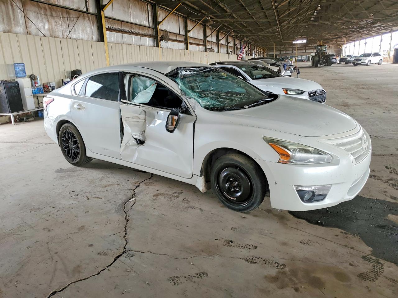 2015 Nissan Altima 2.5 Sv White vin: 1N4AL3AP5FC156363