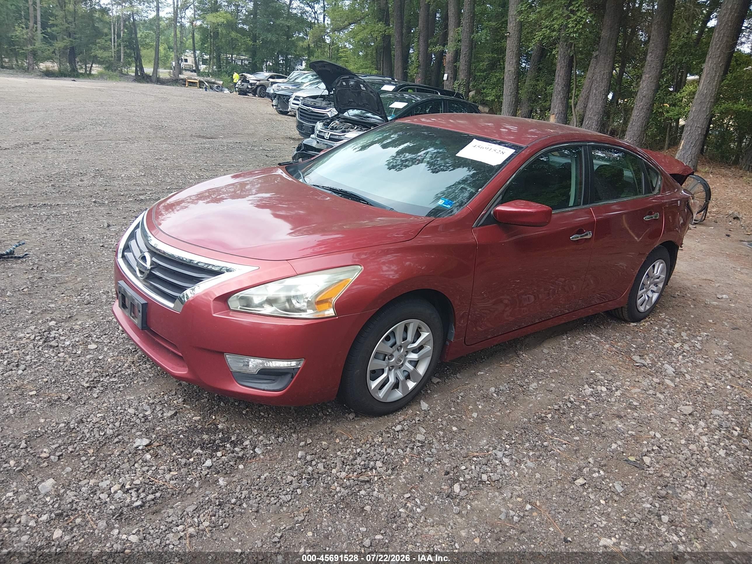 2015 Nissan Altima 2.5/2.5 S/2.5 Sl/2.5 Sv Red vin: 1N4AL3AP5FC171106