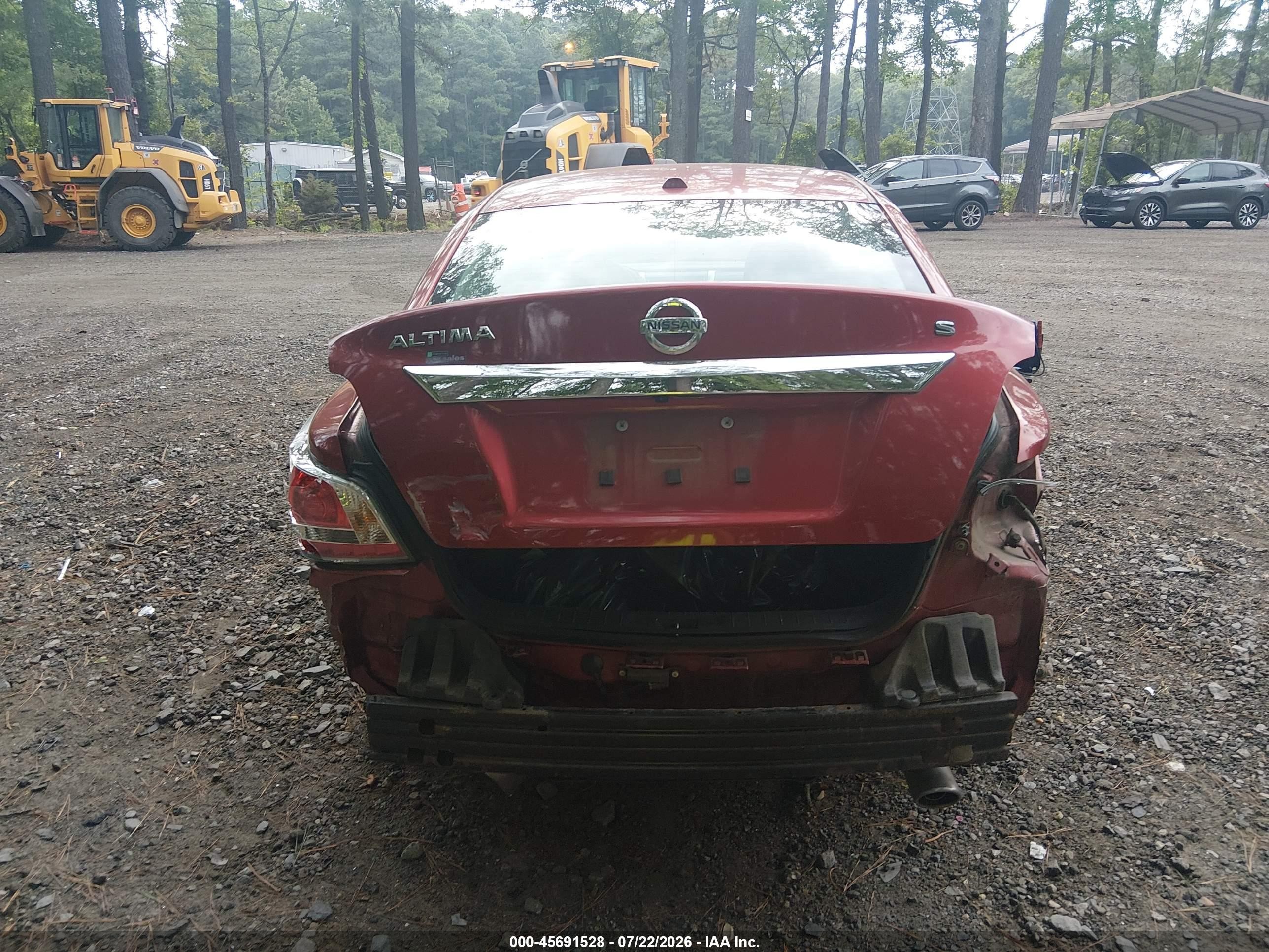 2015 Nissan Altima 2.5/2.5 S/2.5 Sl/2.5 Sv Red vin: 1N4AL3AP5FC171106
