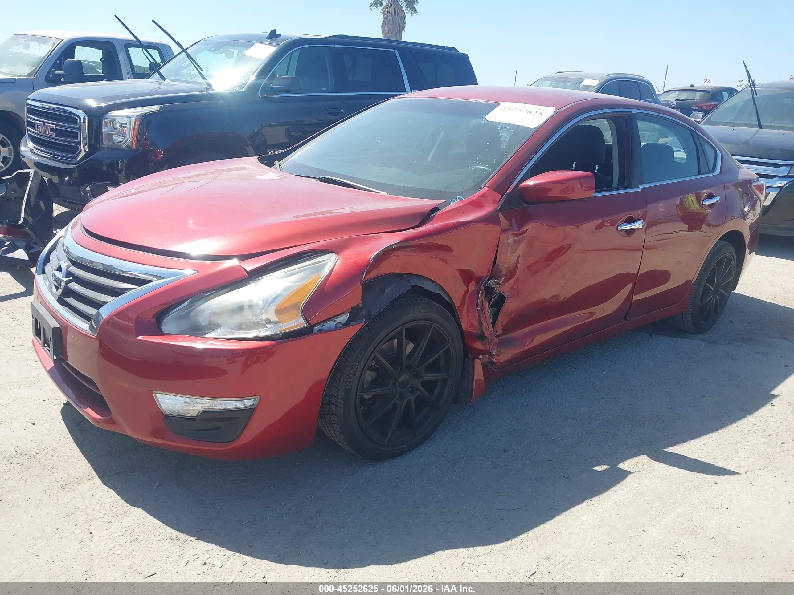 2015 Nissan Altima 2.5 S Red vin: 1N4AL3AP5FC172014