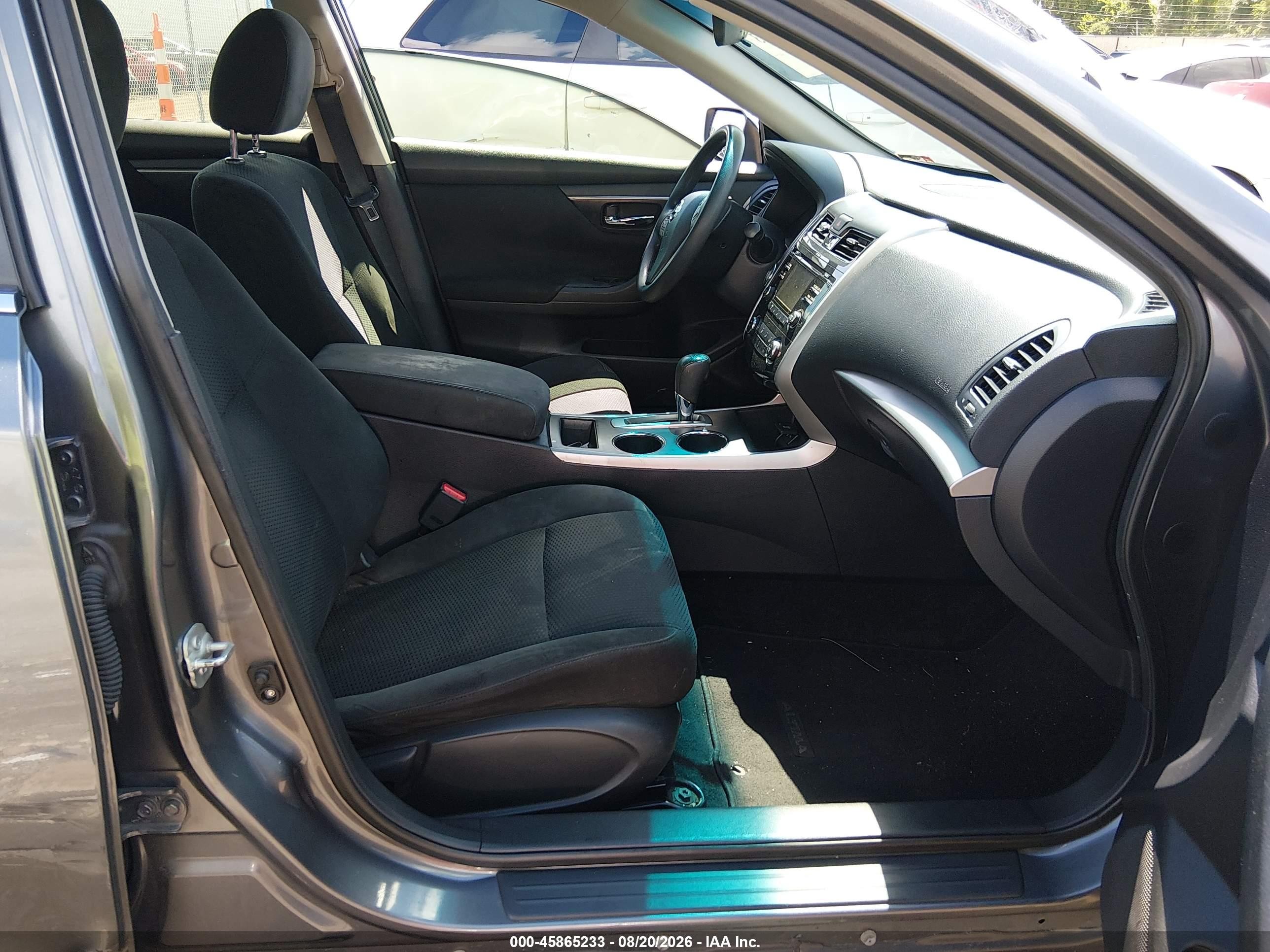 2015 Nissan Altima 2.5/2.5 S/2.5 Sl/2.5 Sv Gray vin: 1N4AL3AP5FC186477