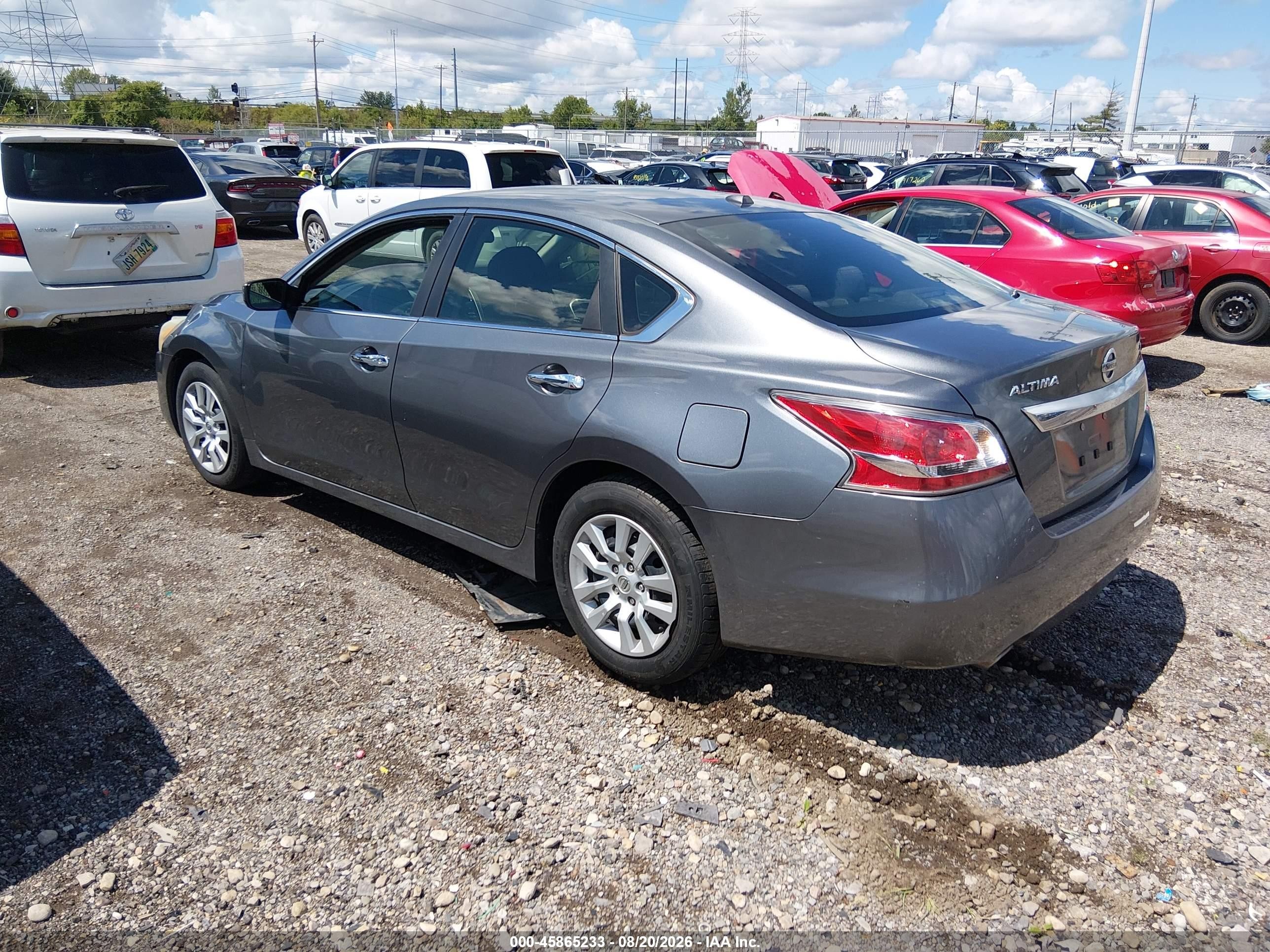 2015 Nissan Altima 2.5/2.5 S/2.5 Sl/2.5 Sv Gray vin: 1N4AL3AP5FC186477