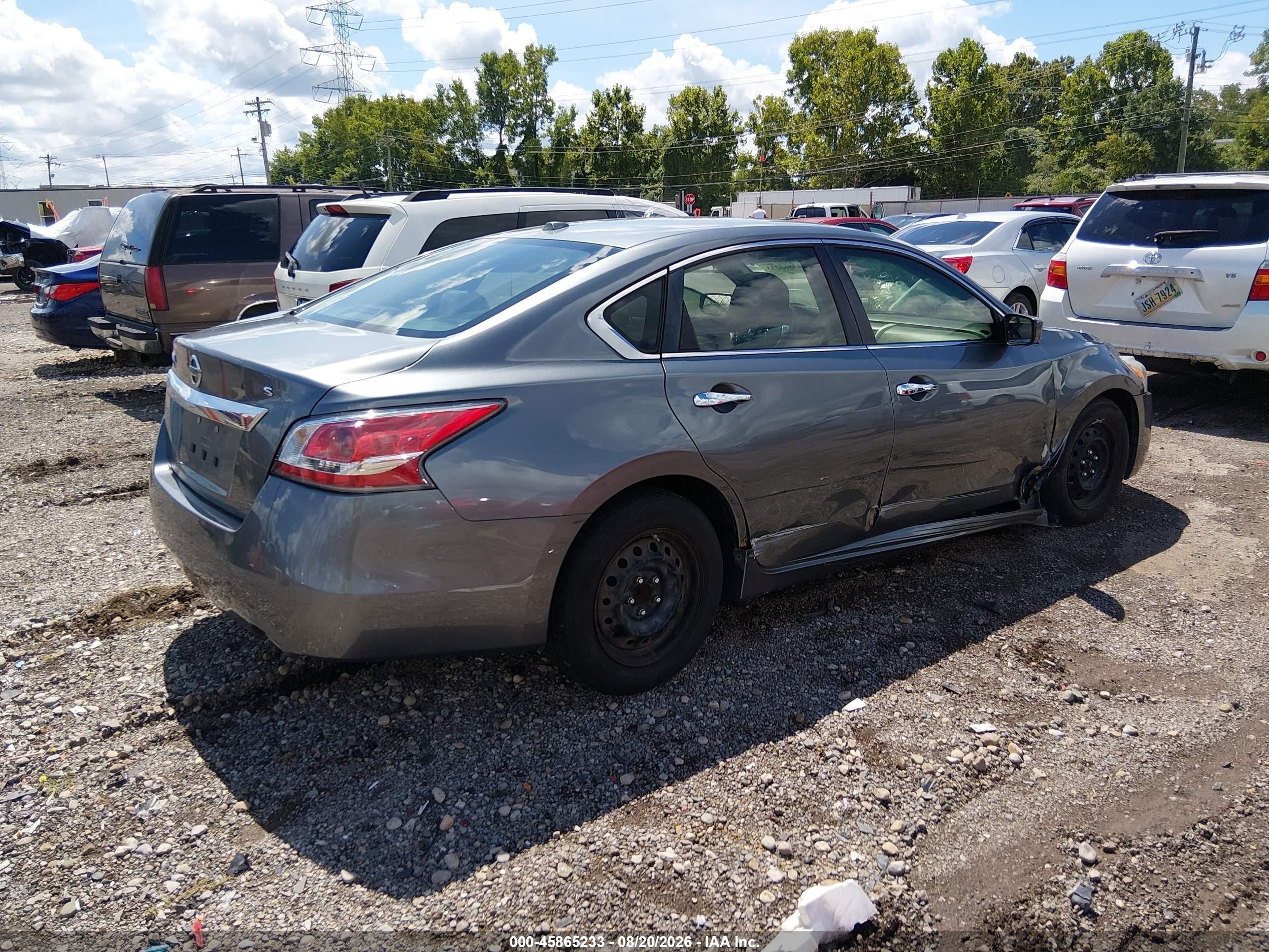 2015 Nissan Altima 2.5/2.5 S/2.5 Sl/2.5 Sv Gray vin: 1N4AL3AP5FC186477
