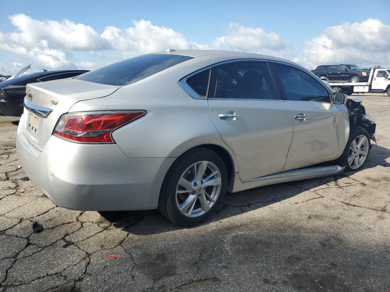 2015 Nissan Altima 2.5 Silver vin: 1N4AL3AP5FC197155