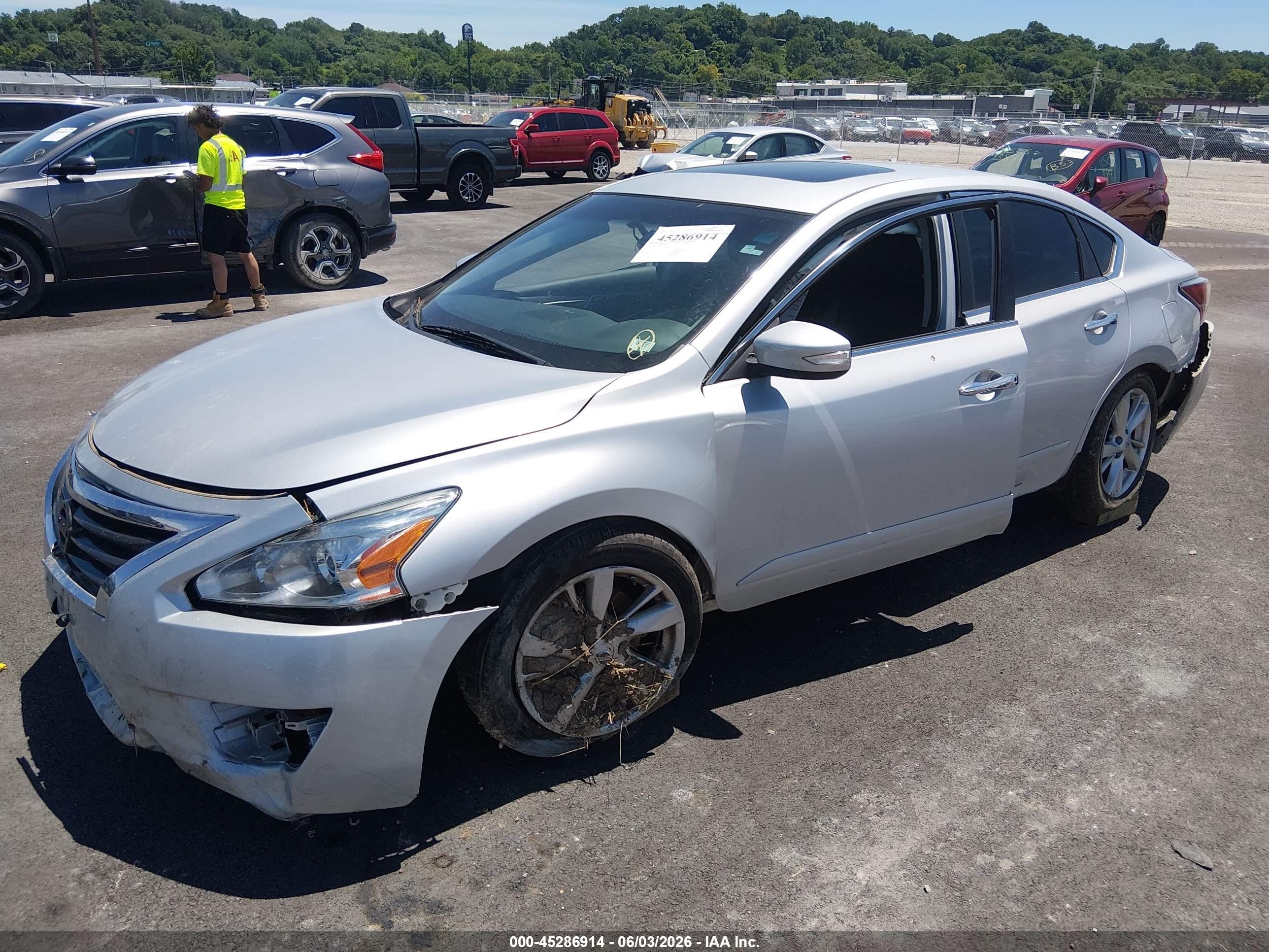 2015 Nissan Altima 2.5 Sl Silver vin: 1N4AL3AP5FC215797