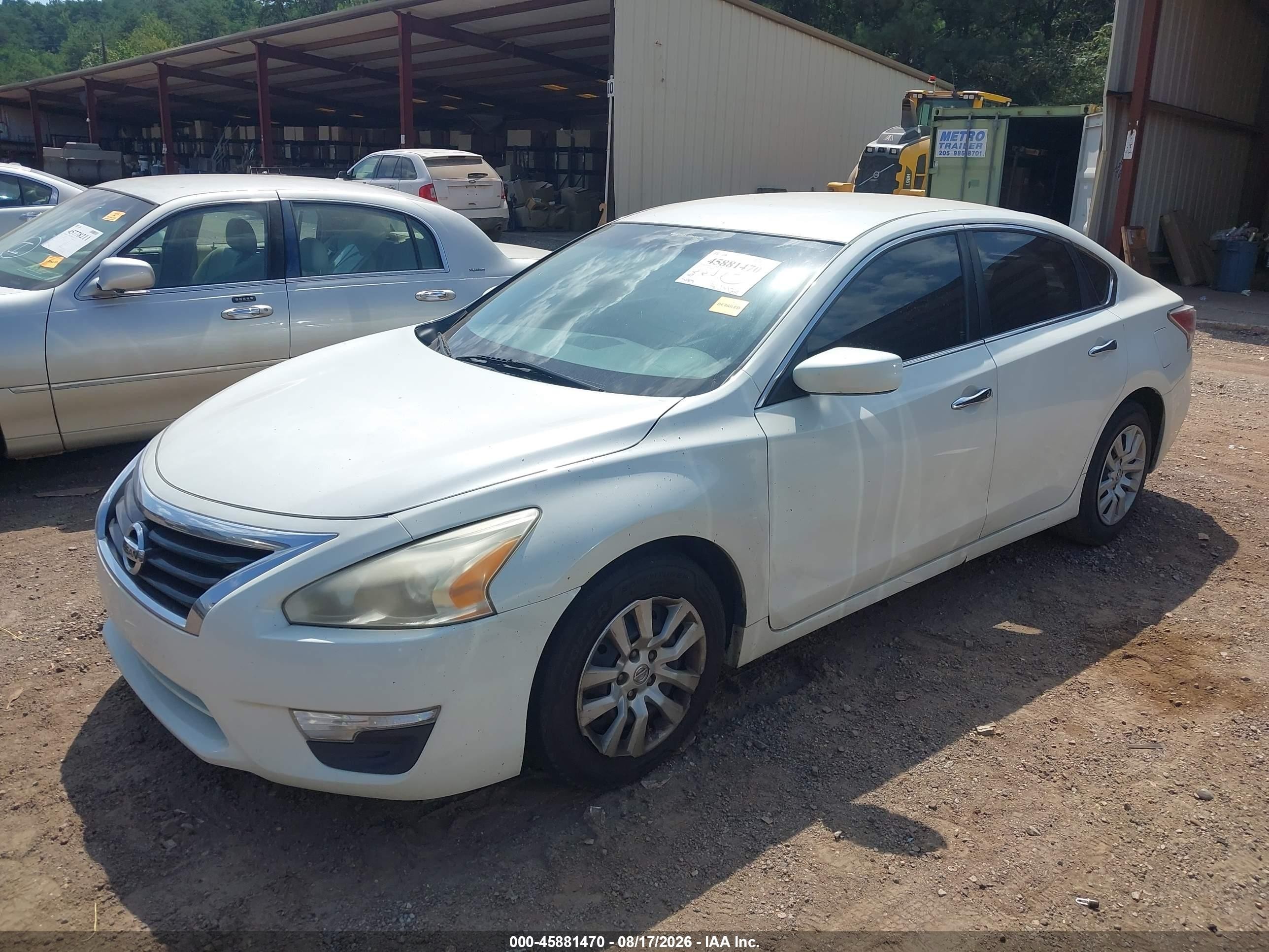 2015 Nissan Altima 2.5/2.5 S/2.5 Sl/2.5 Sv White vin: 1N4AL3AP5FC215914