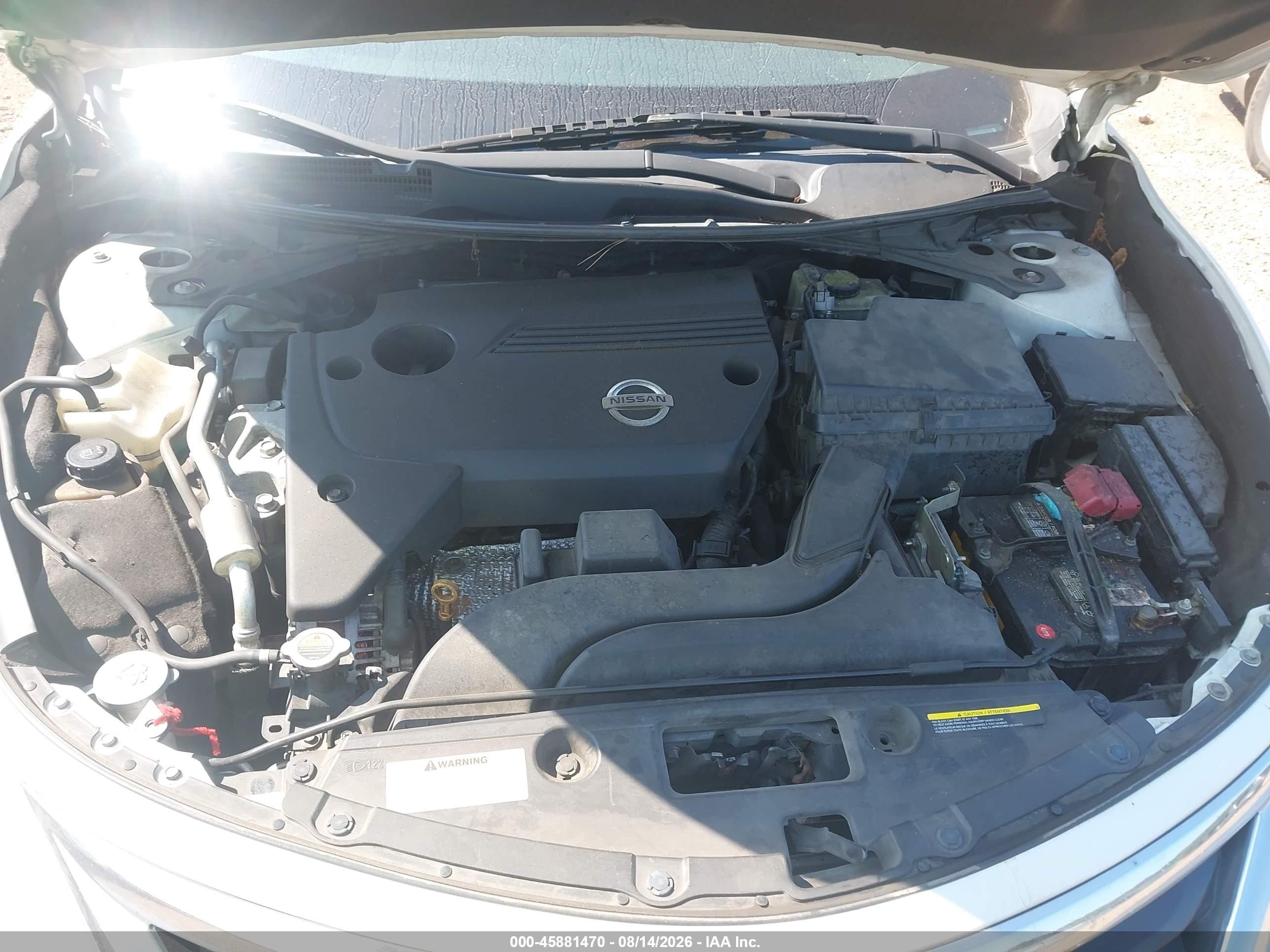2015 Nissan Altima 2.5/2.5 S/2.5 Sl/2.5 Sv White vin: 1N4AL3AP5FC215914
