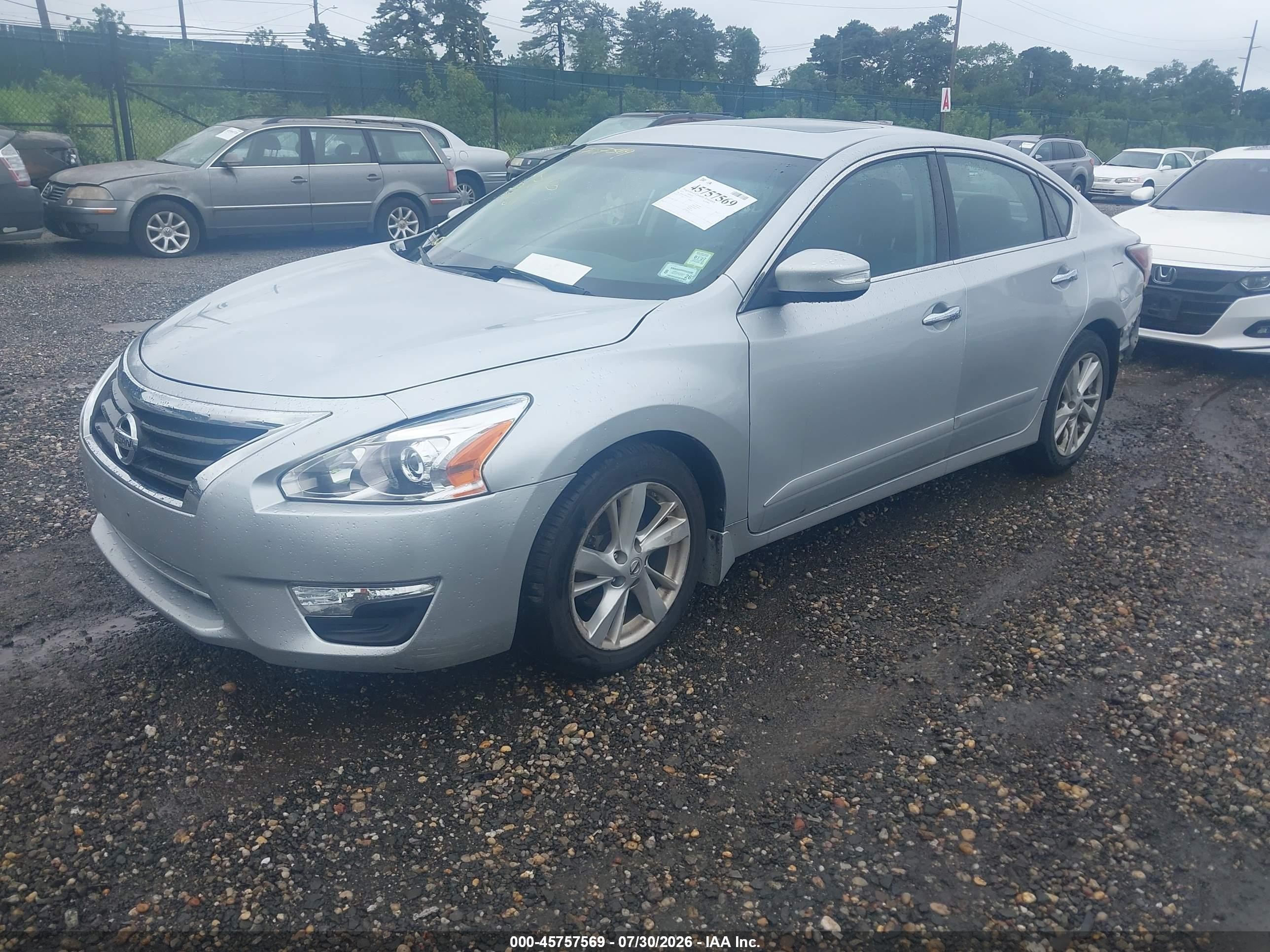 2015 Nissan Altima 2.5 Sv Silver vin: 1N4AL3AP5FC232423