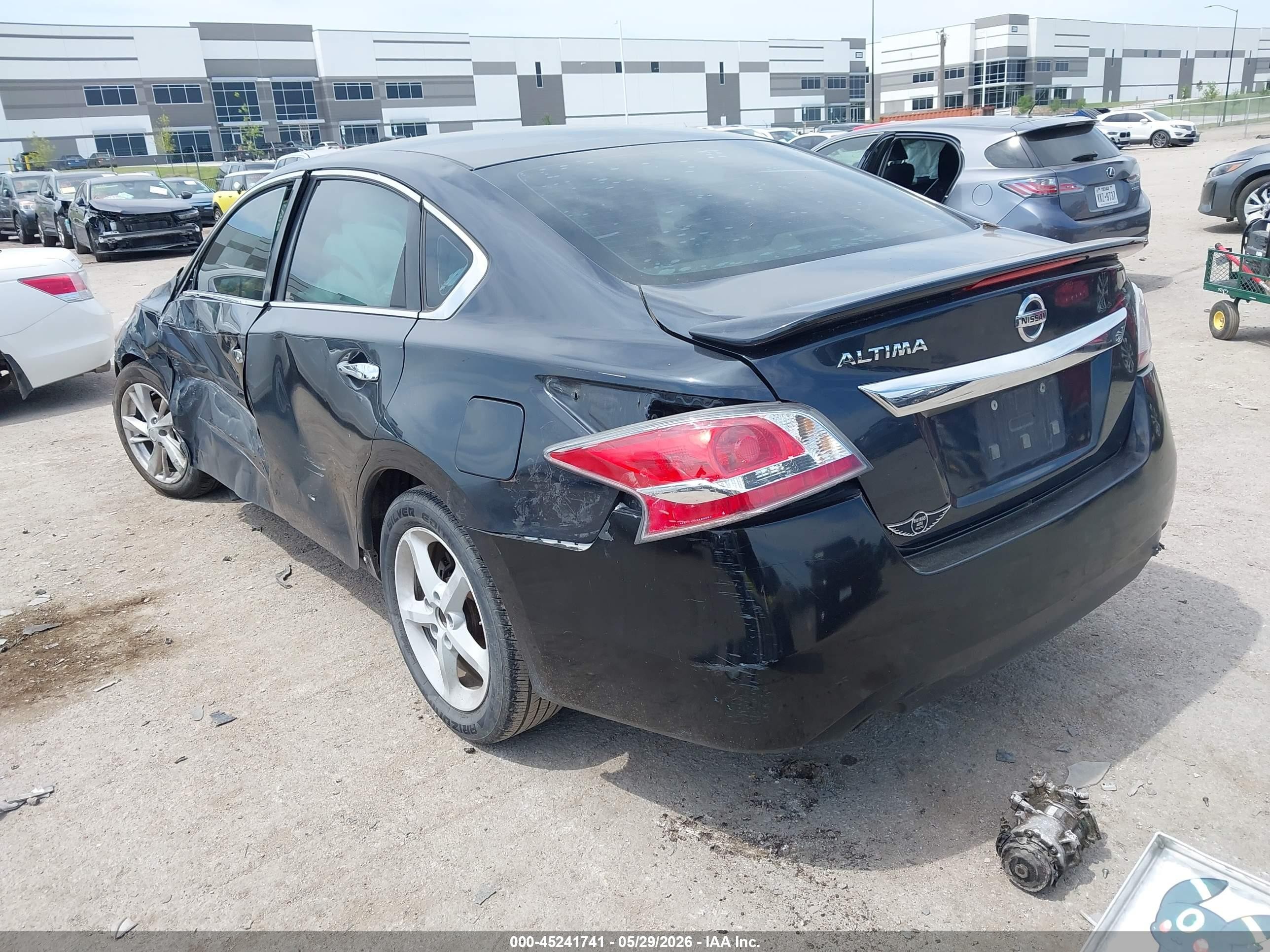2015 Nissan Altima 2.5 Black vin: 1N4AL3AP5FC233782