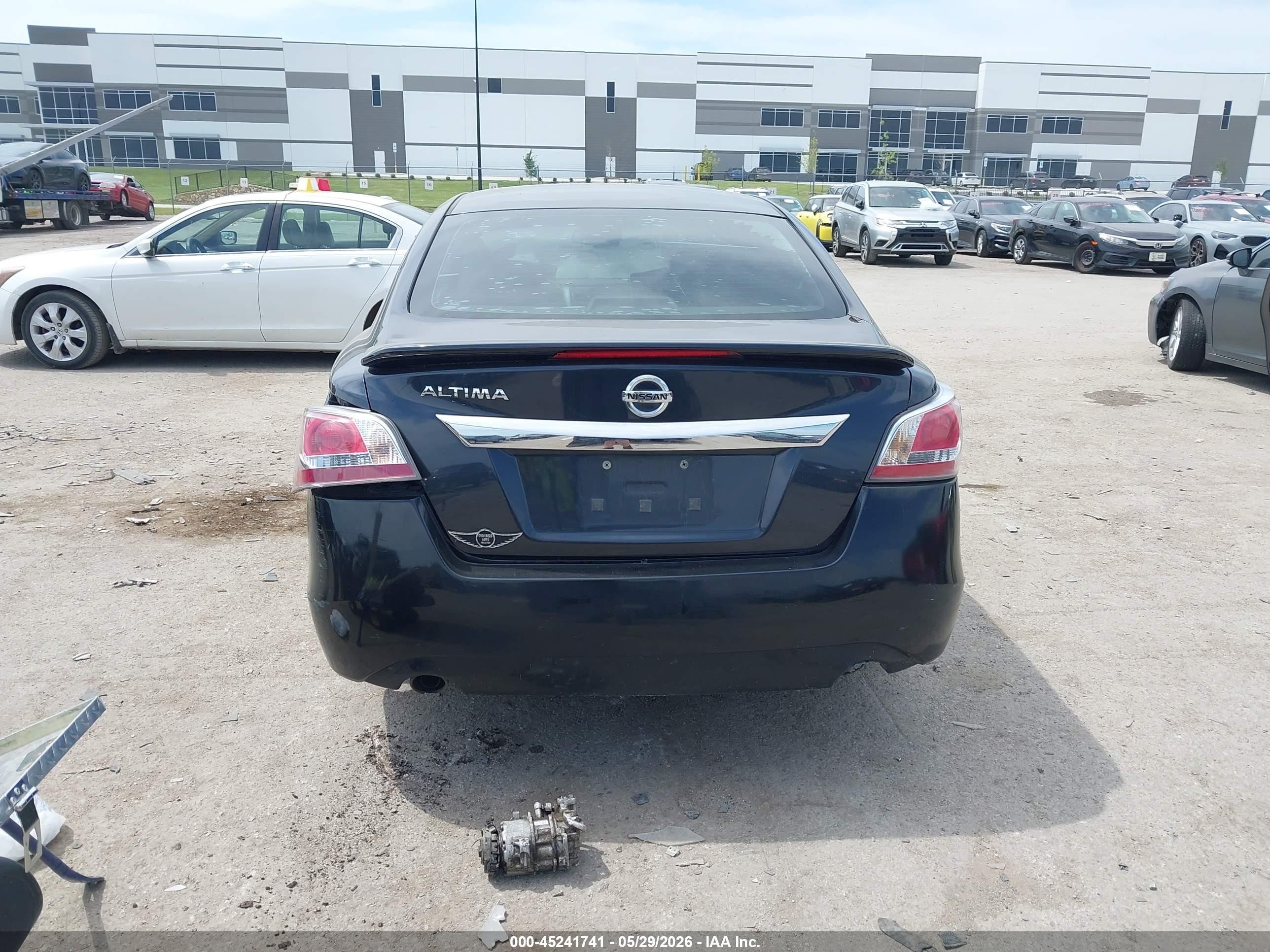 2015 Nissan Altima 2.5 Black vin: 1N4AL3AP5FC233782
