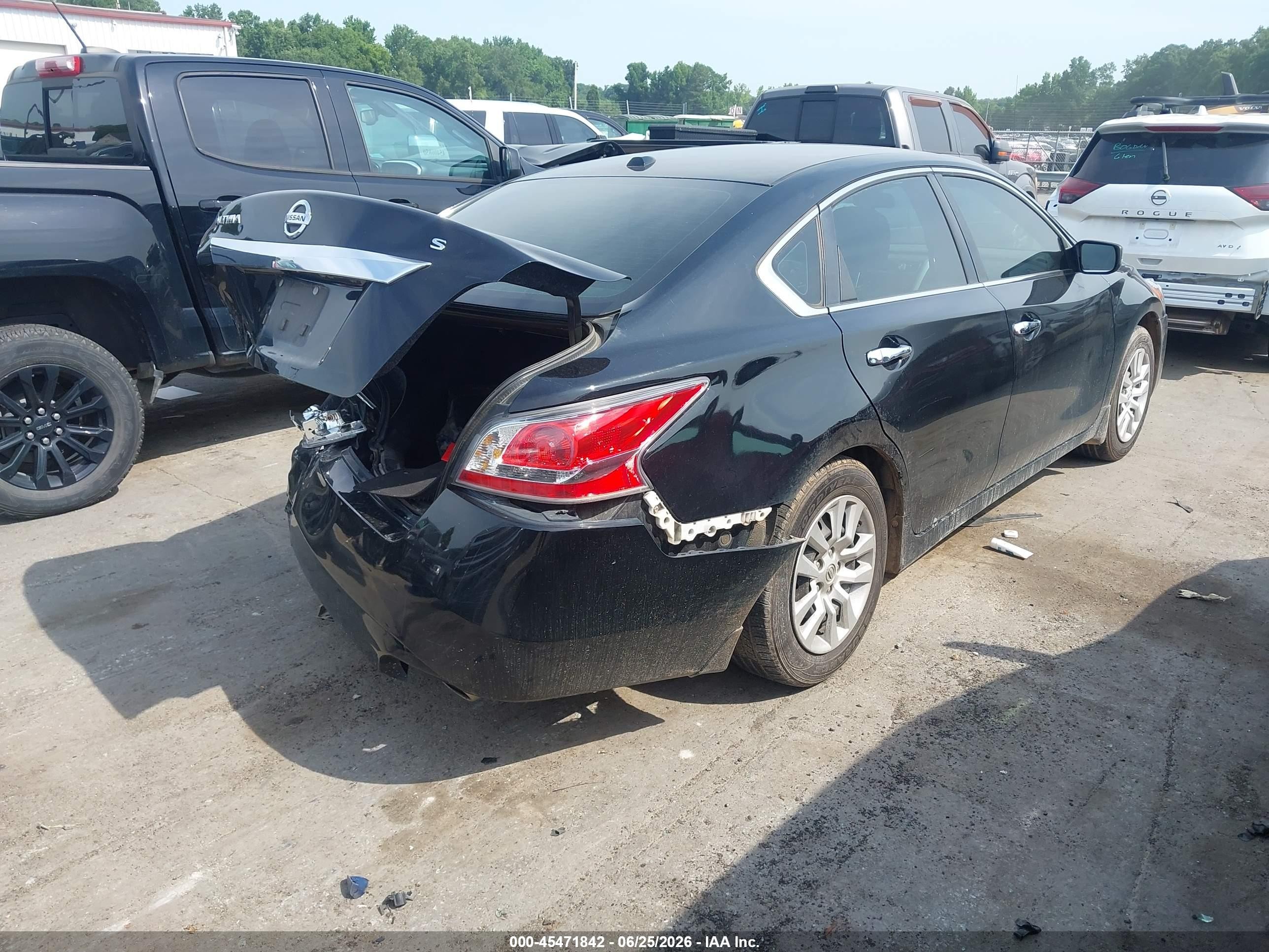 2015 Nissan Altima 2.5 S Black vin: 1N4AL3AP5FC289575