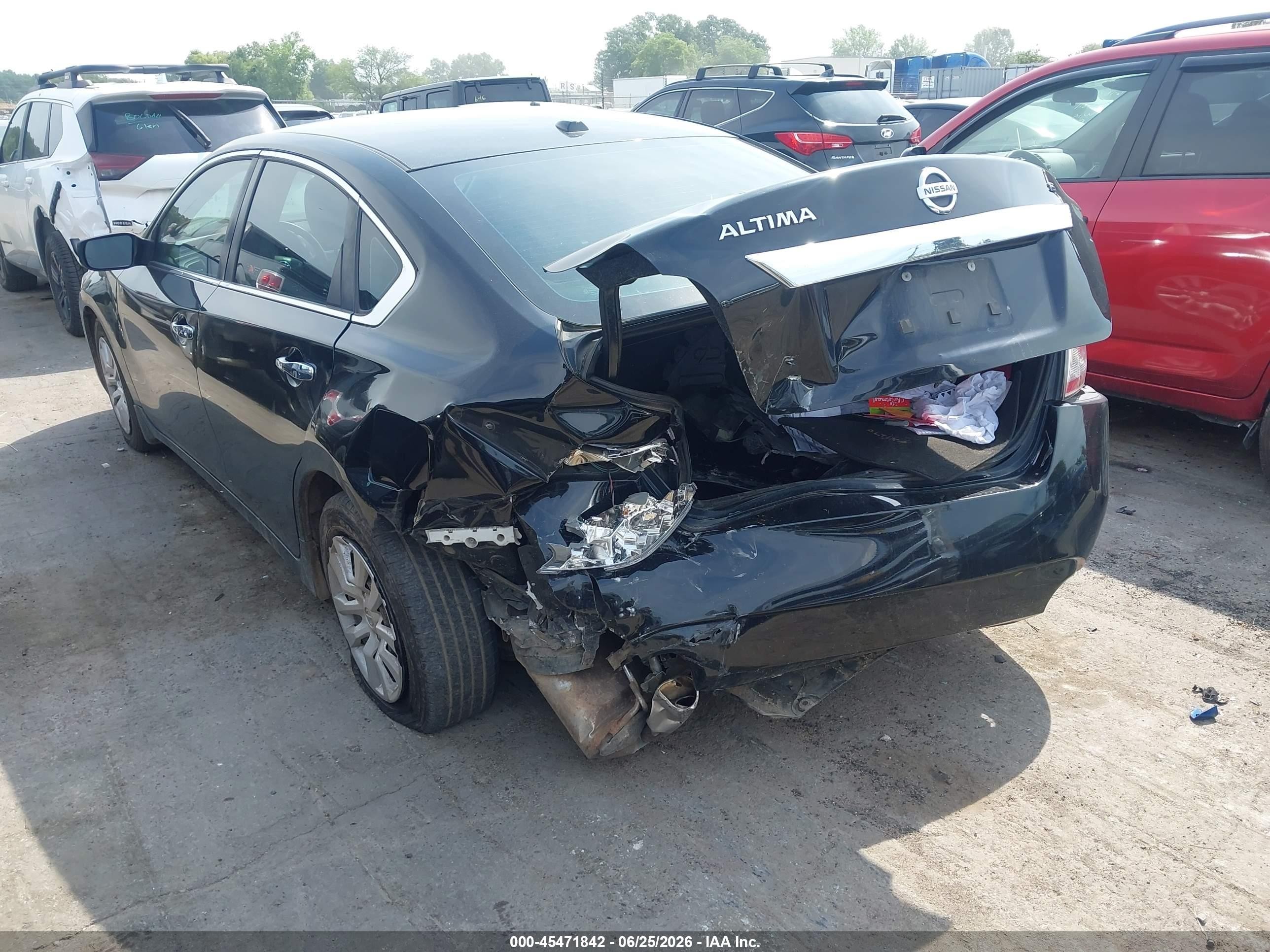 2015 Nissan Altima 2.5 S Black vin: 1N4AL3AP5FC289575