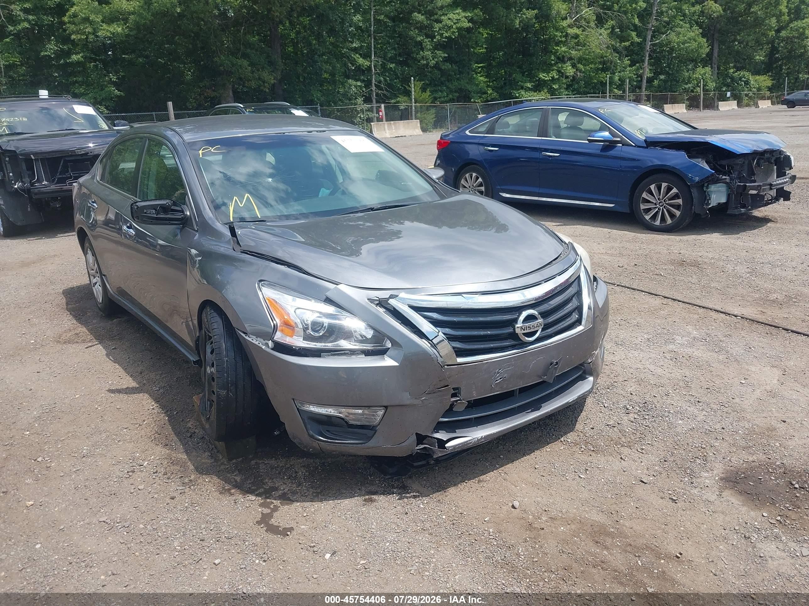 2015 Nissan Altima 2.5 S Gray vin: 1N4AL3AP5FC292198