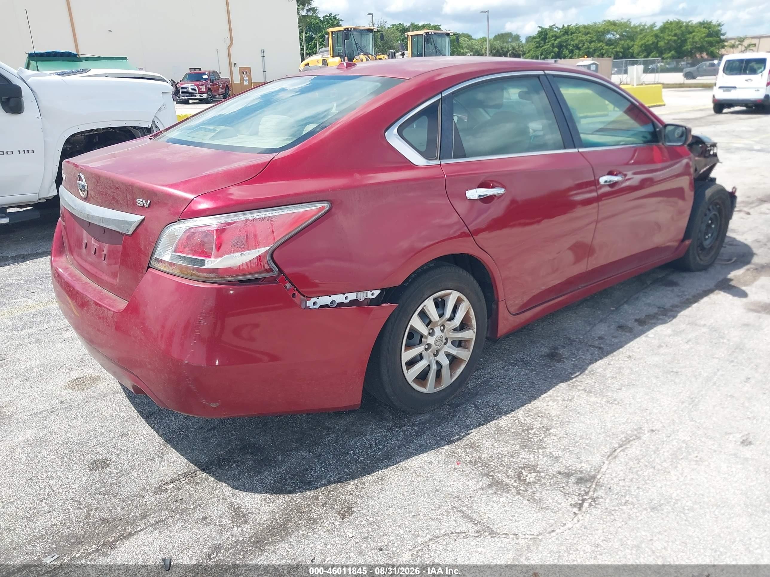 2015 Nissan Altima 2.5 S Red vin: 1N4AL3AP5FC293772