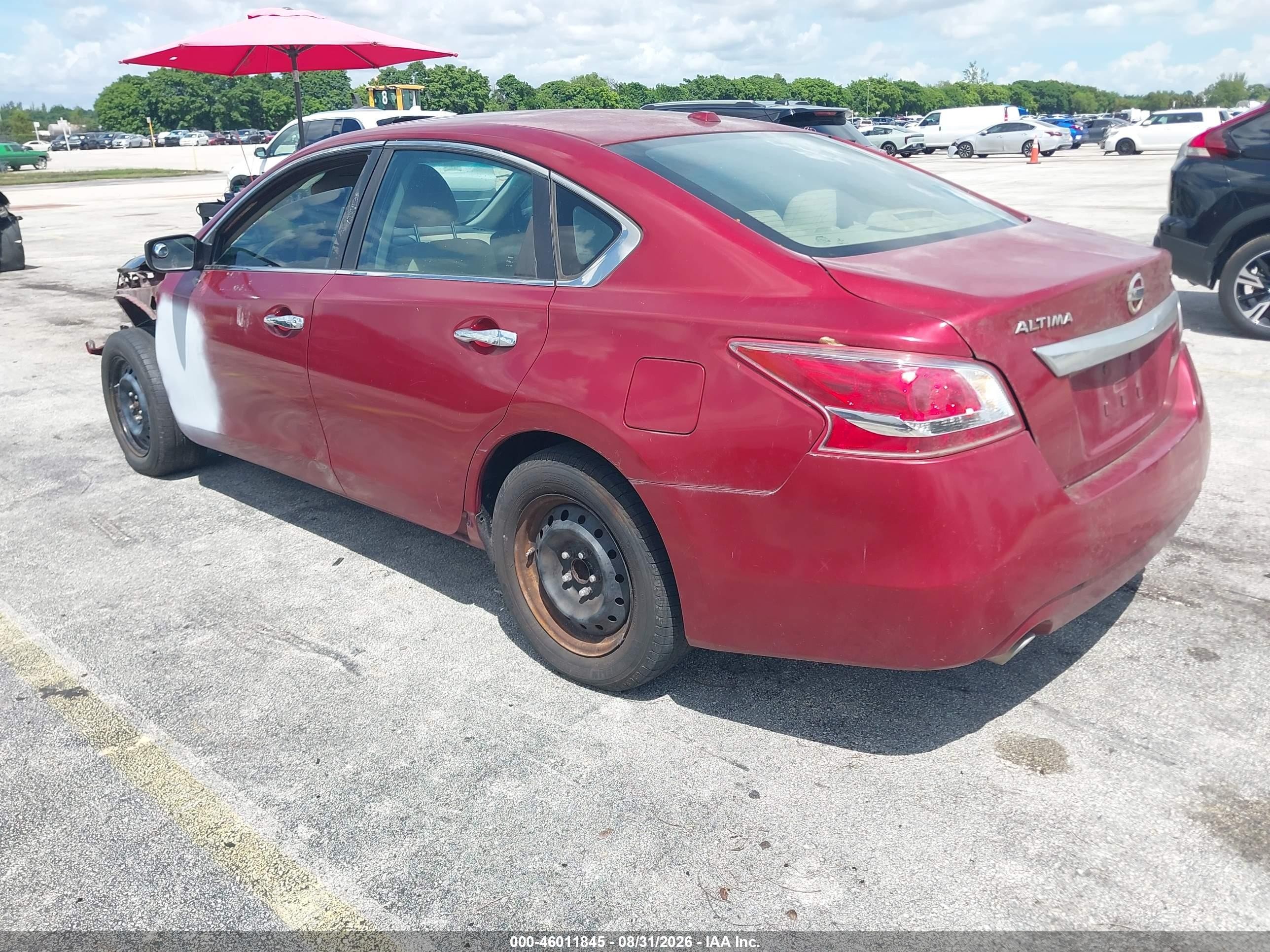 2015 Nissan Altima 2.5 S Red vin: 1N4AL3AP5FC293772