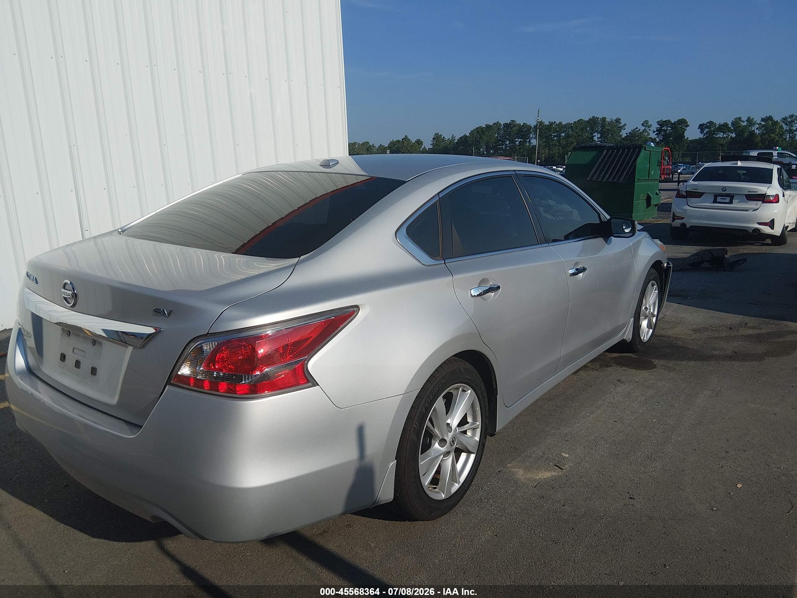 2015 Nissan Altima 2.5 Sv Silver vin: 1N4AL3AP5FC431181