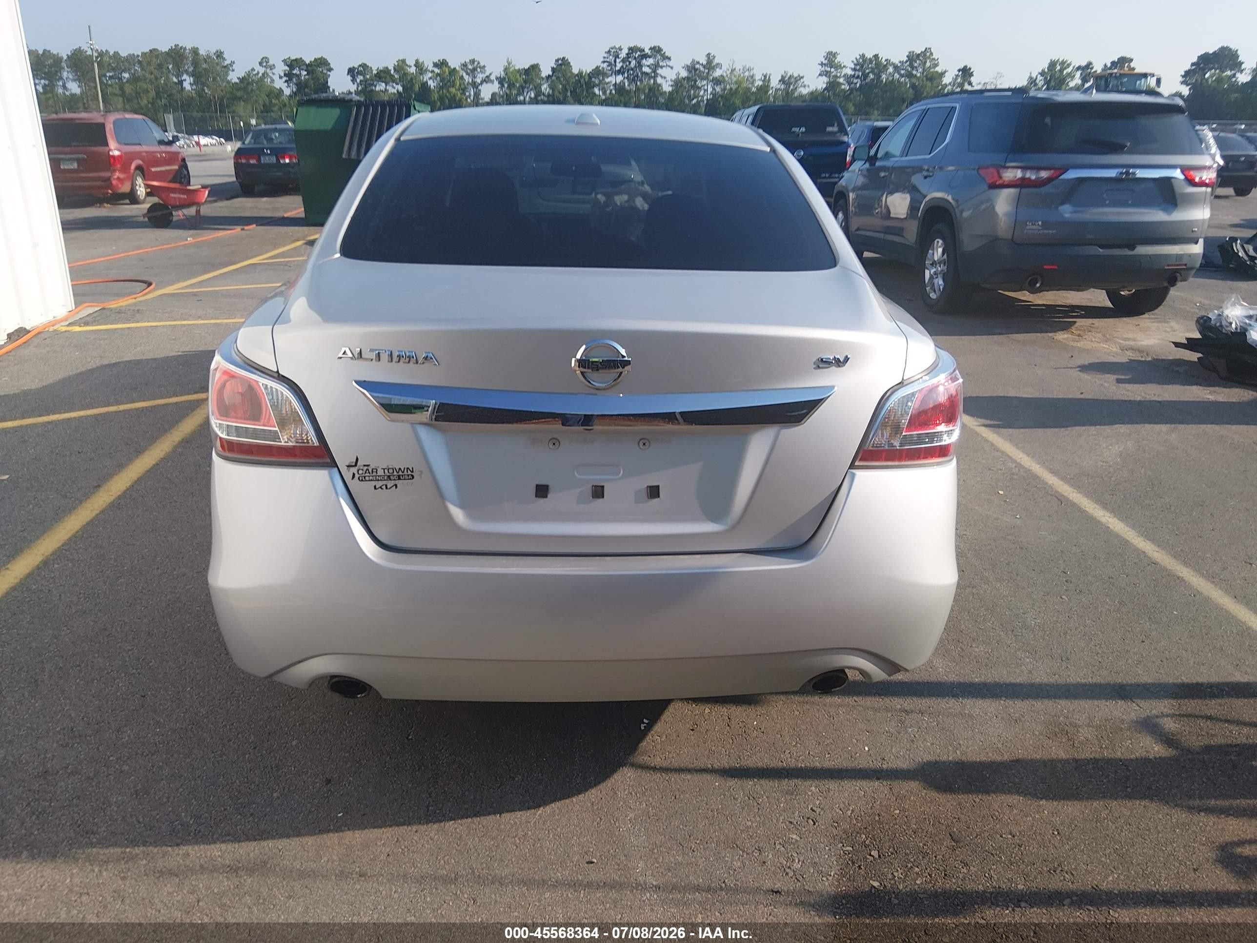 2015 Nissan Altima 2.5 Sv Silver vin: 1N4AL3AP5FC431181