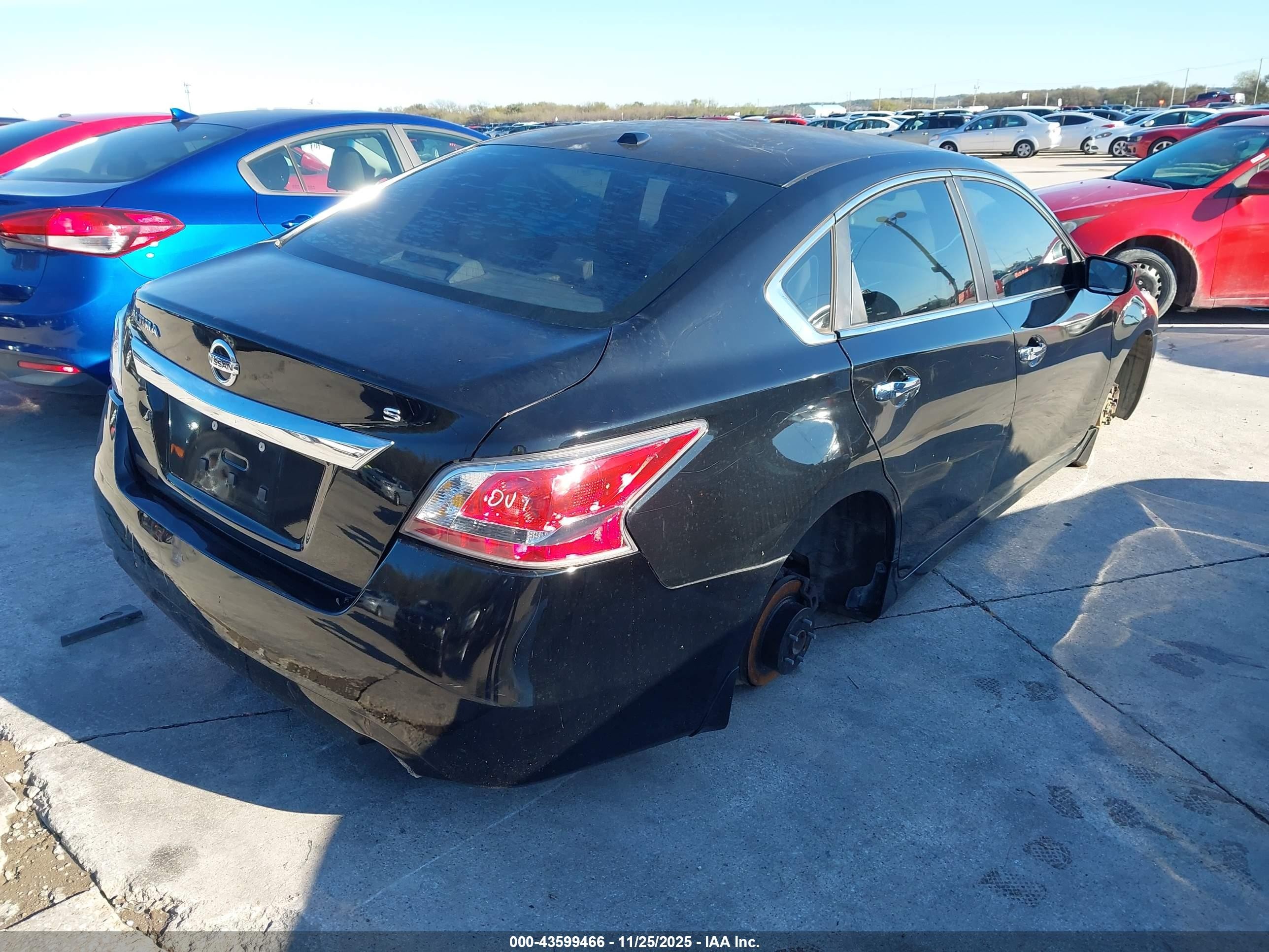 2015 Nissan Altima 2.5 S Black vin: 1N4AL3AP5FC432072