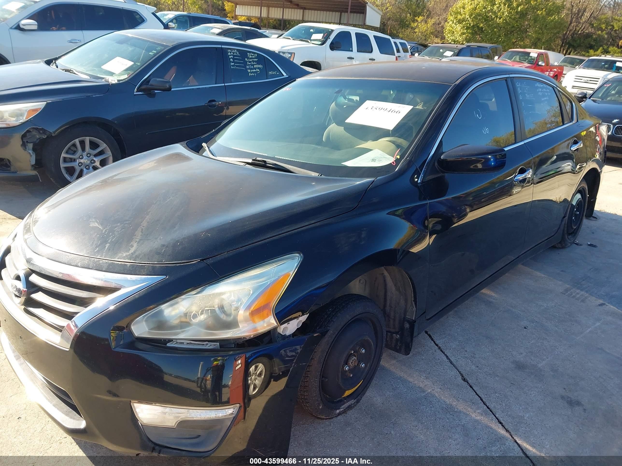 2015 Nissan Altima 2.5 S Black vin: 1N4AL3AP5FC432072