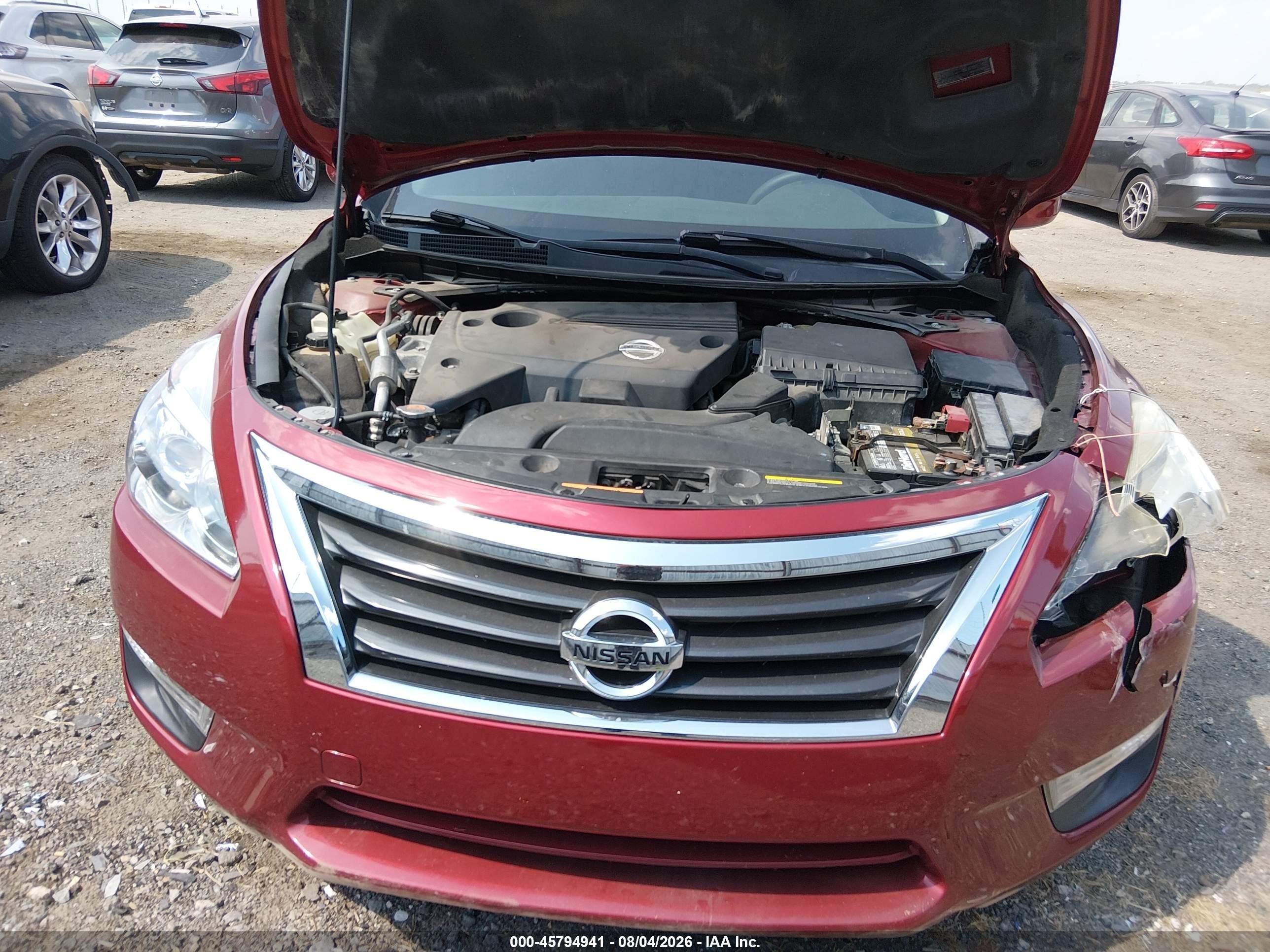 2015 Nissan Altima 2.5/2.5 S/2.5 Sl/2.5 Sv Red vin: 1N4AL3AP5FC432783