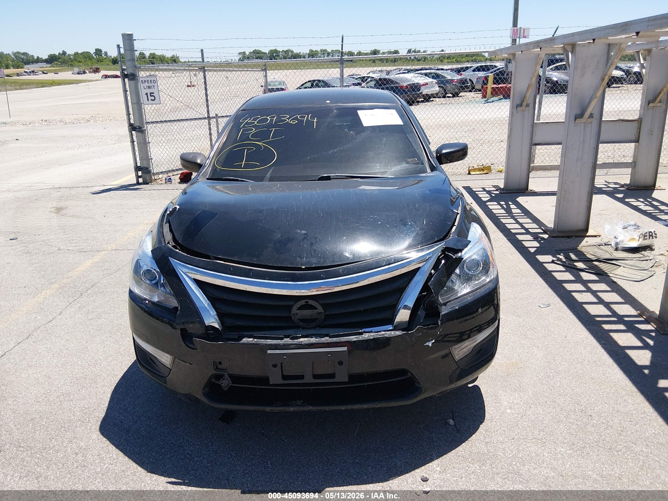 2015 Nissan Altima 2.5 S Black vin: 1N4AL3AP5FC433772