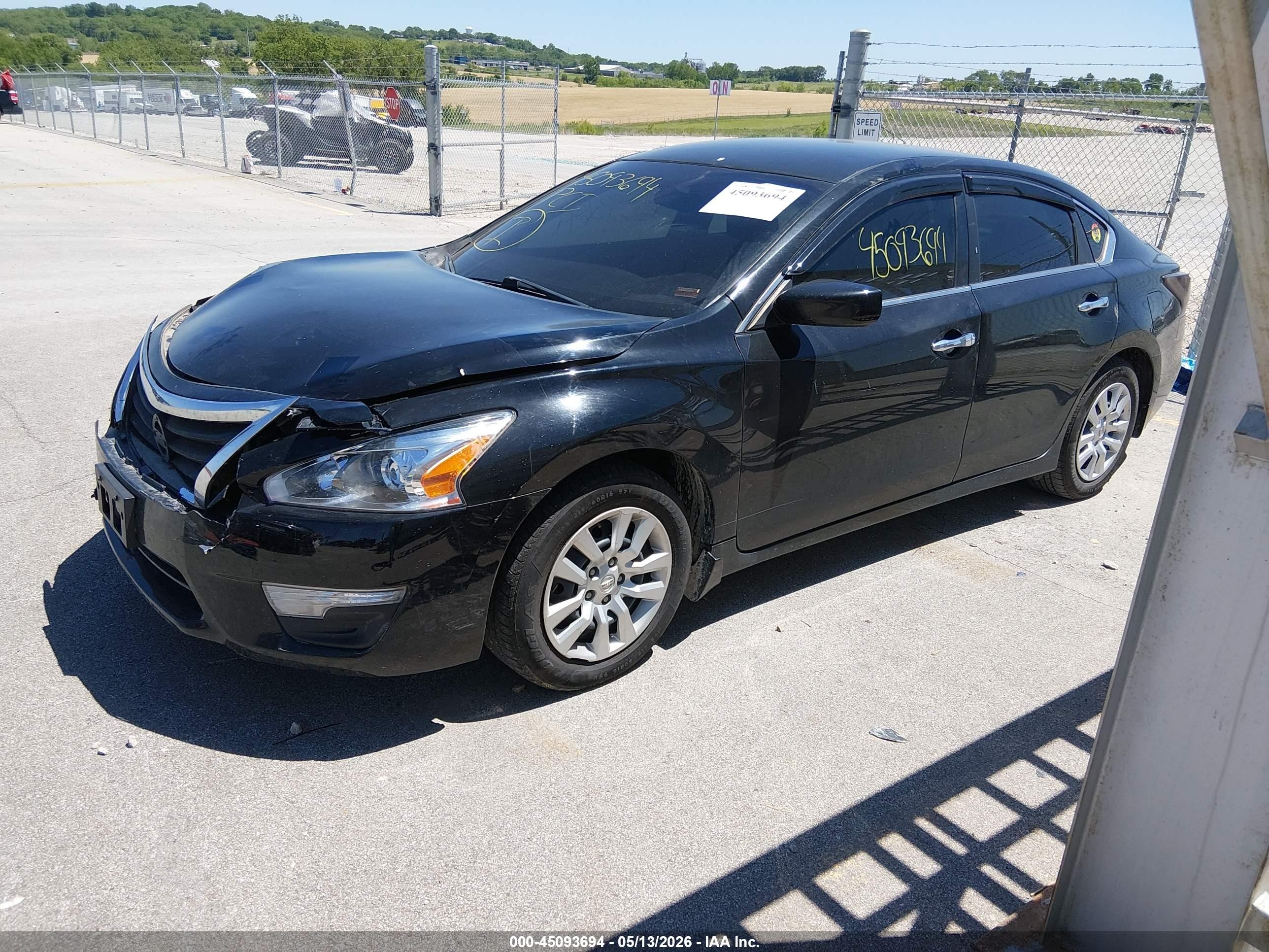 2015 Nissan Altima 2.5 S Black vin: 1N4AL3AP5FC433772