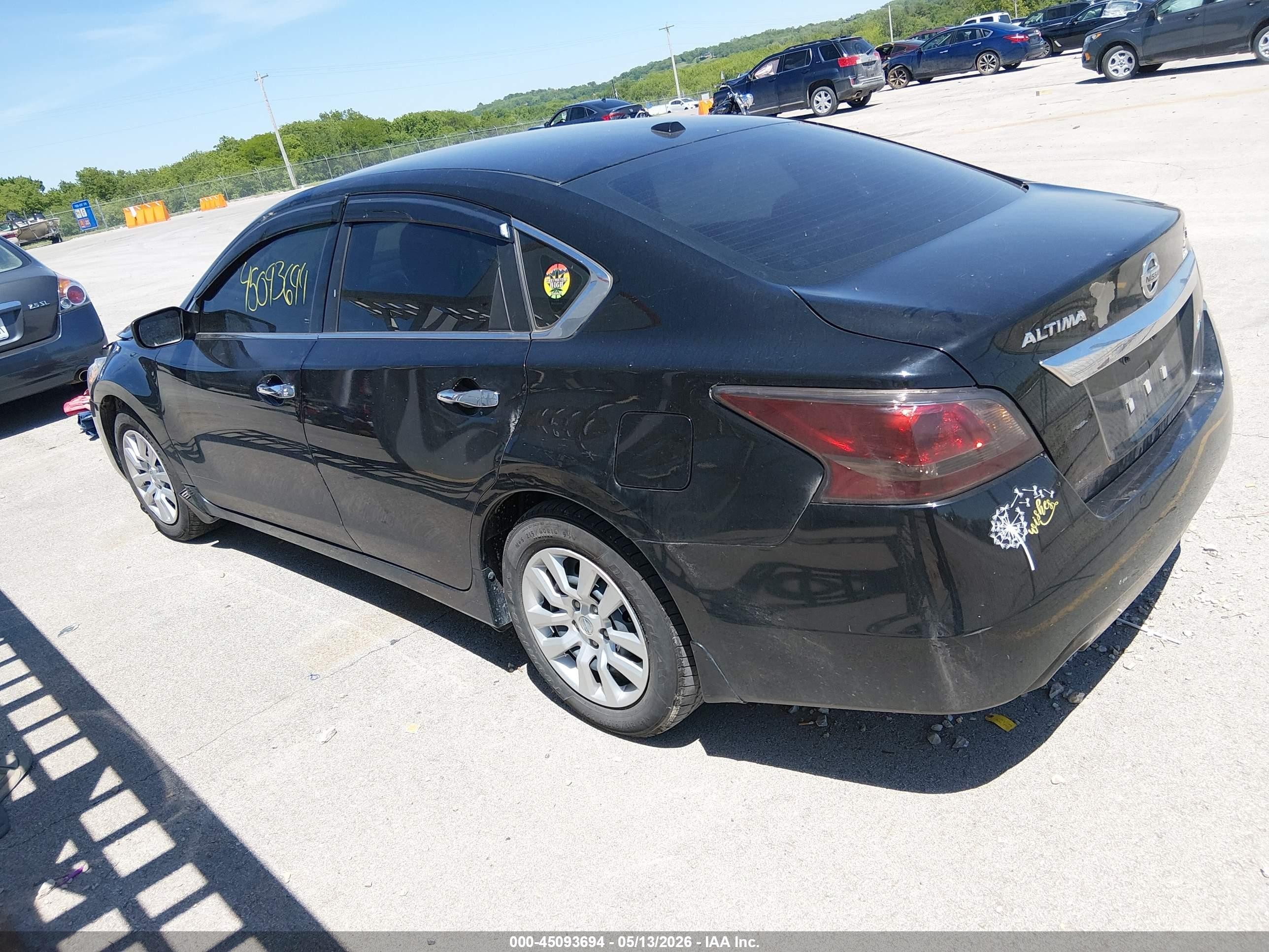 2015 Nissan Altima 2.5 S Black vin: 1N4AL3AP5FC433772