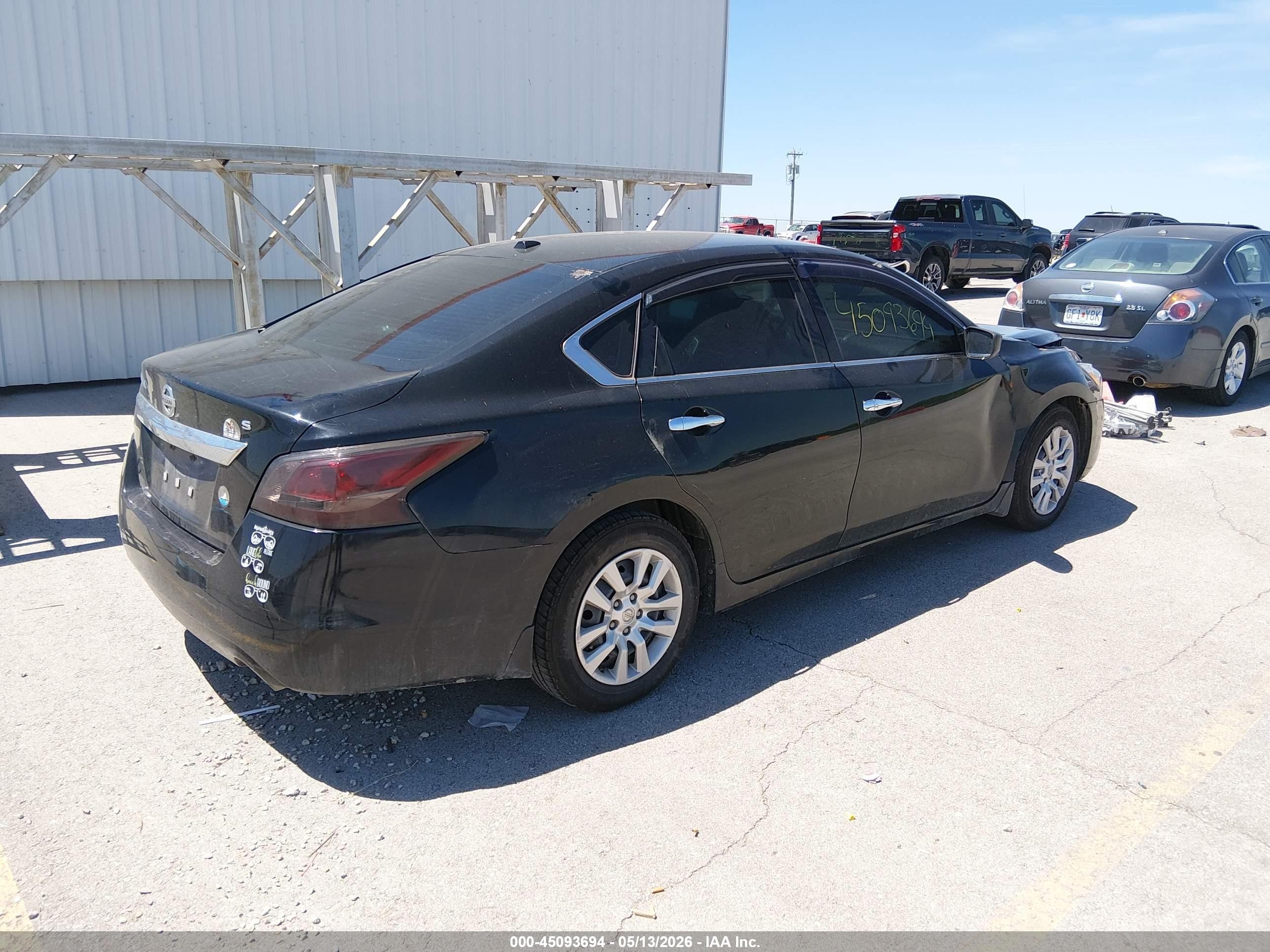 2015 Nissan Altima 2.5 S Black vin: 1N4AL3AP5FC433772