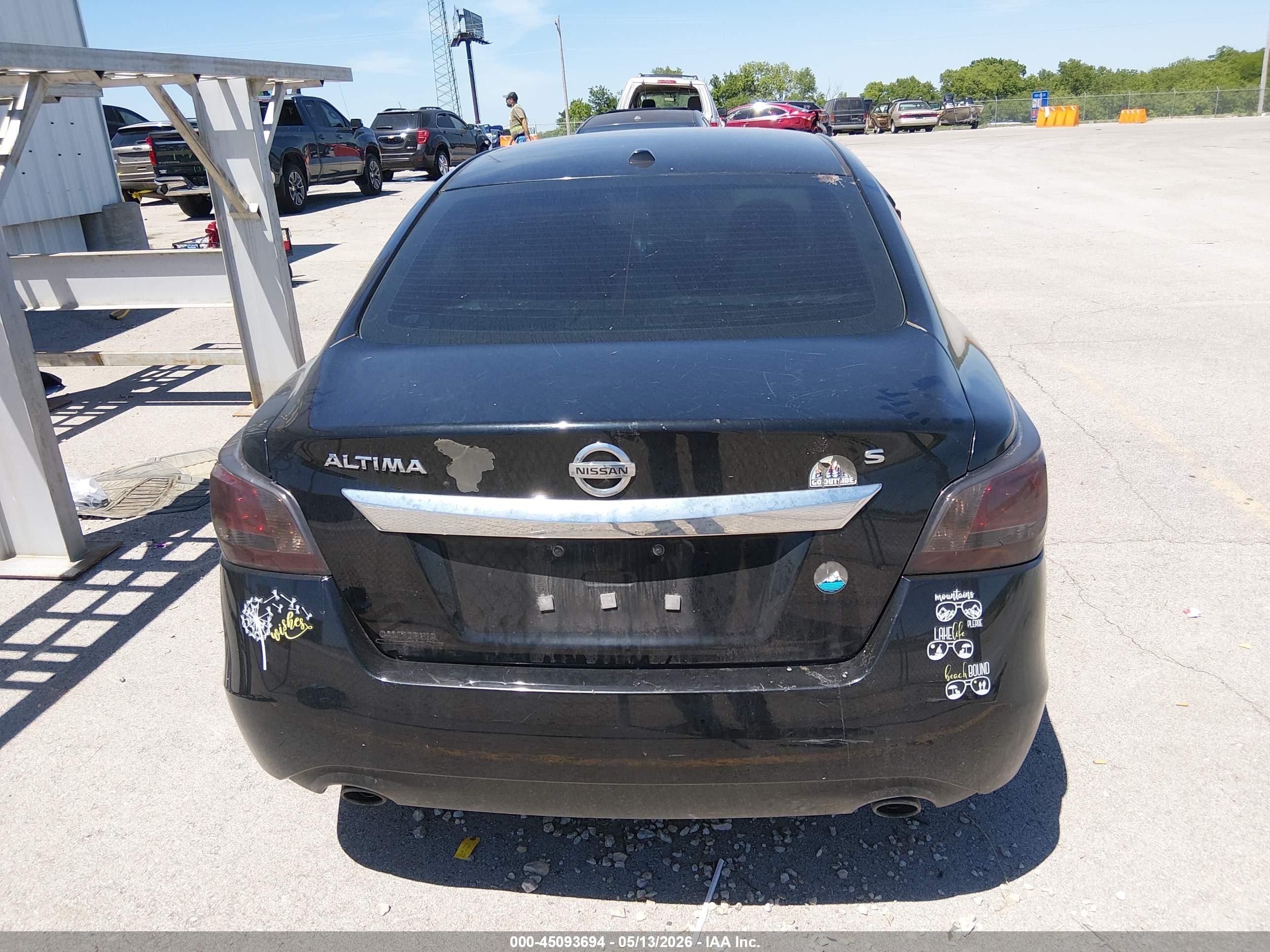 2015 Nissan Altima 2.5 S Black vin: 1N4AL3AP5FC433772