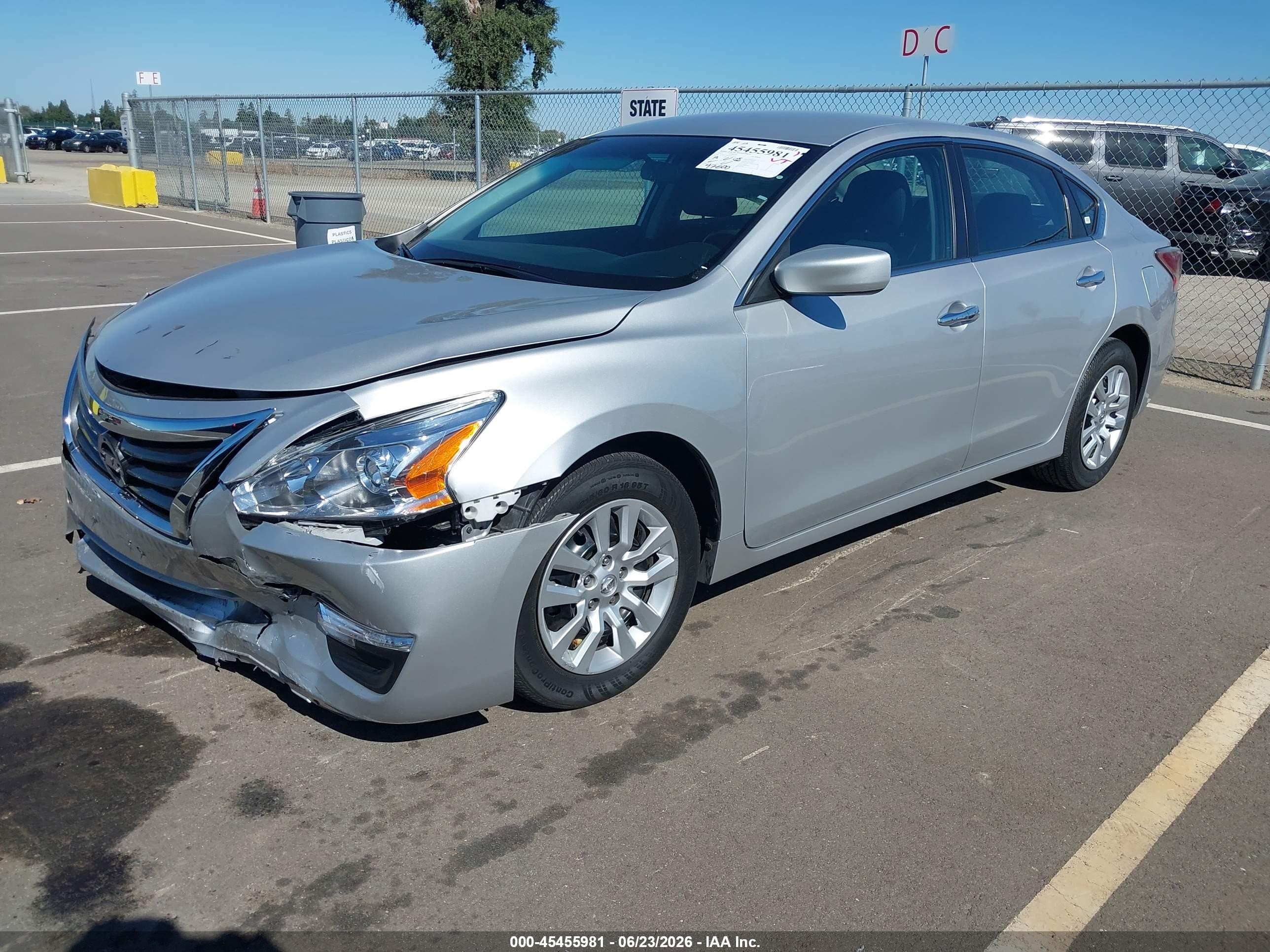 2015 Nissan Altima 2.5/2.5 S/2.5 Sl/2.5 Sv Silver vin: 1N4AL3AP5FC436851