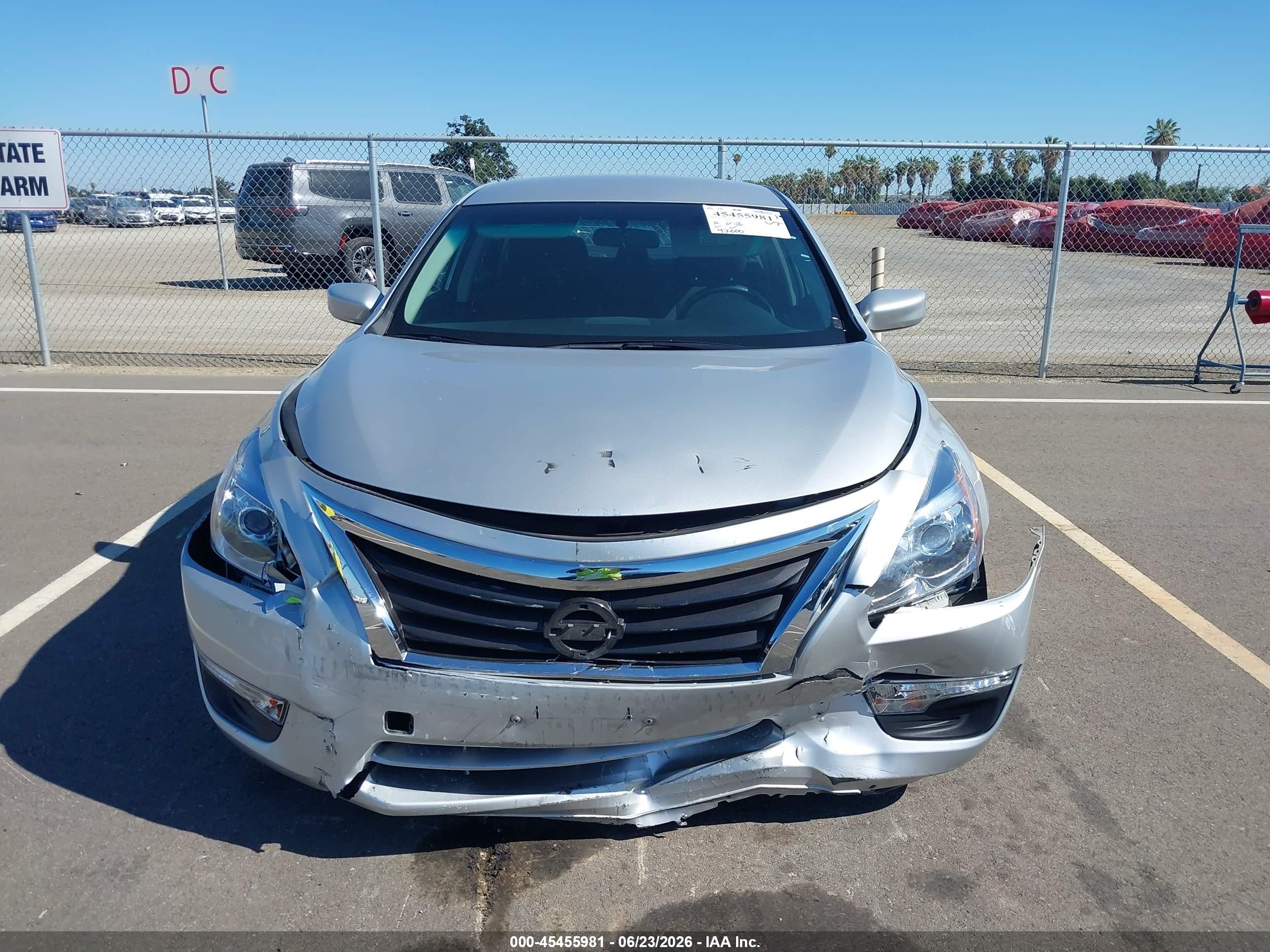 2015 Nissan Altima 2.5/2.5 S/2.5 Sl/2.5 Sv Silver vin: 1N4AL3AP5FC436851
