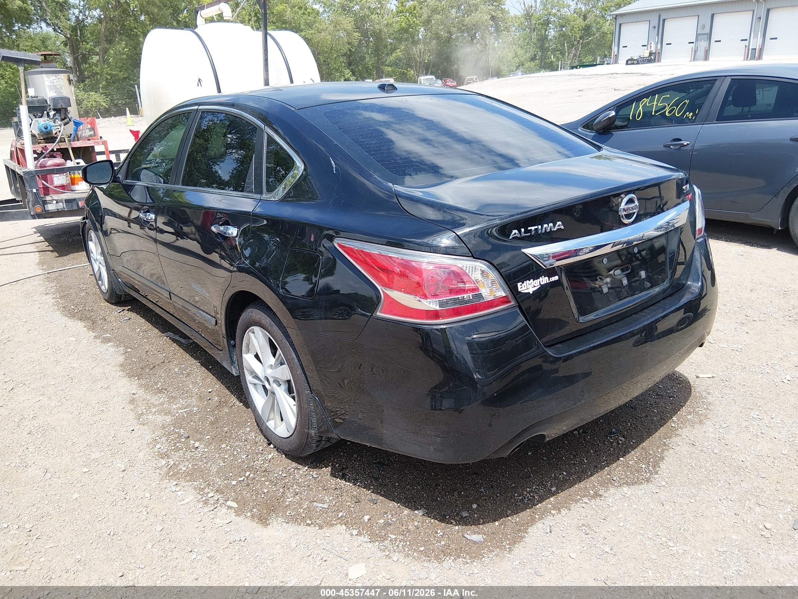 2015 Nissan Altima 2.5 Sv Black vin: 1N4AL3AP5FC442472
