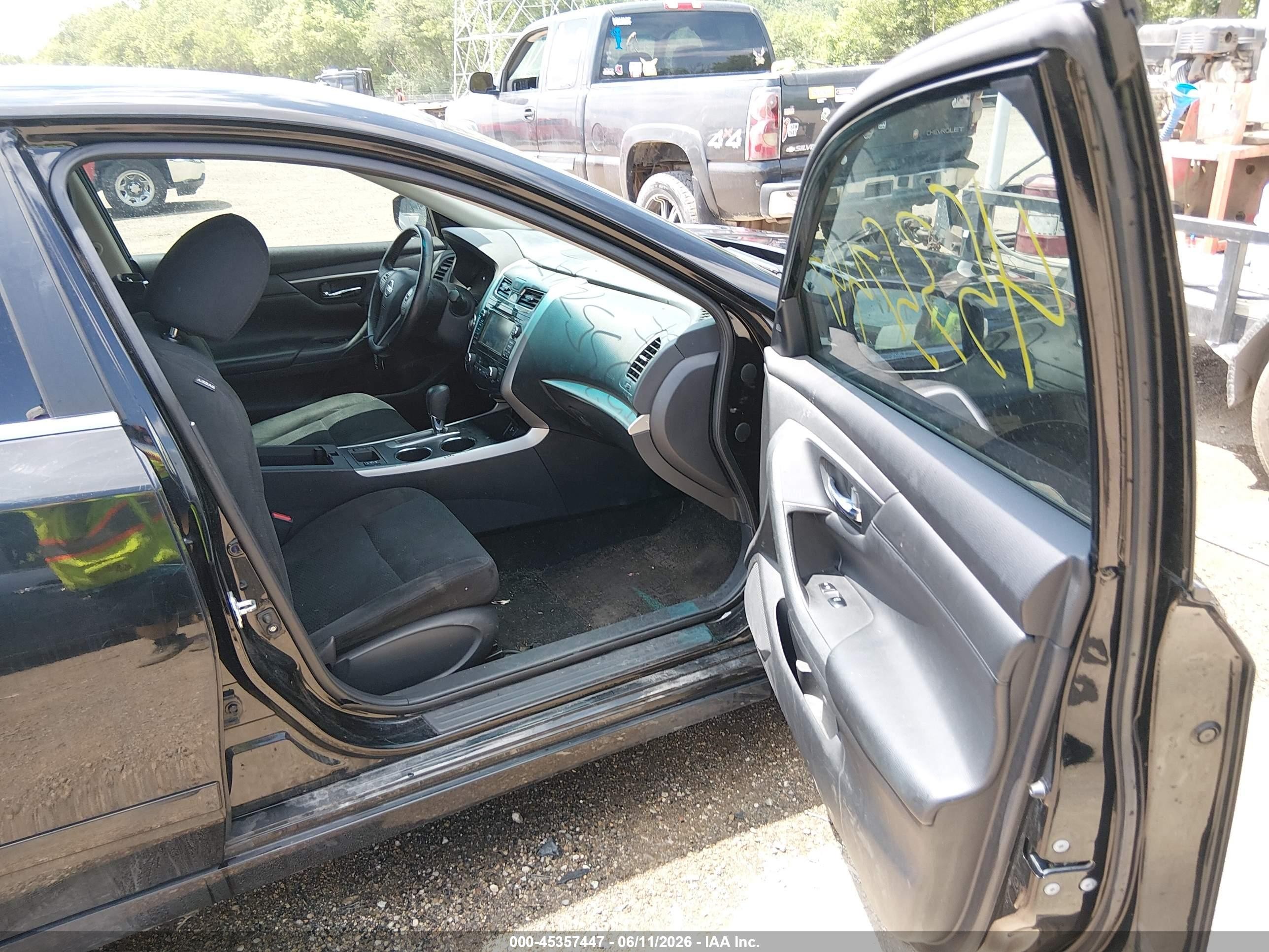 2015 Nissan Altima 2.5 Sv Black vin: 1N4AL3AP5FC442472