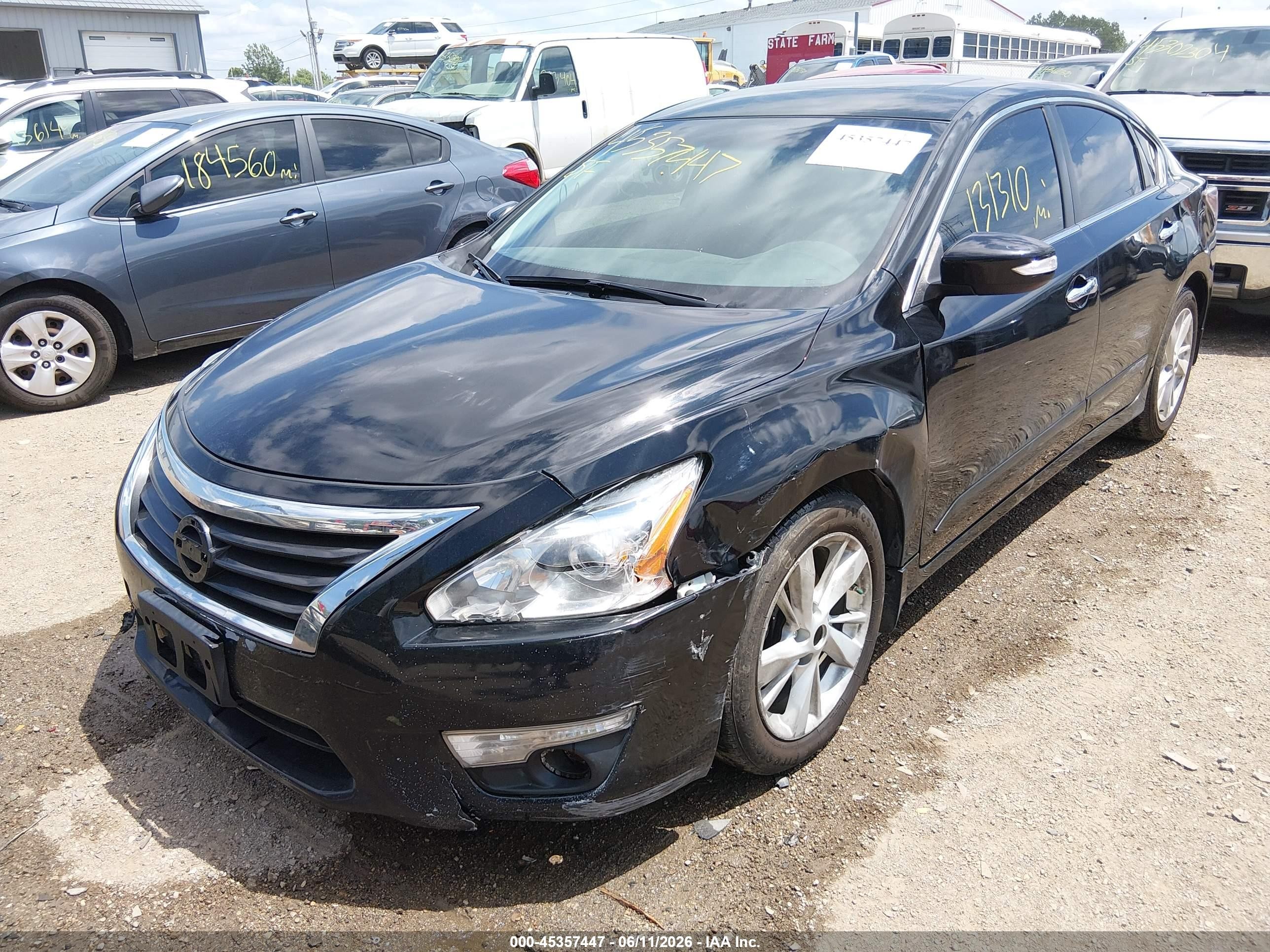 2015 Nissan Altima 2.5 Sv Black vin: 1N4AL3AP5FC442472