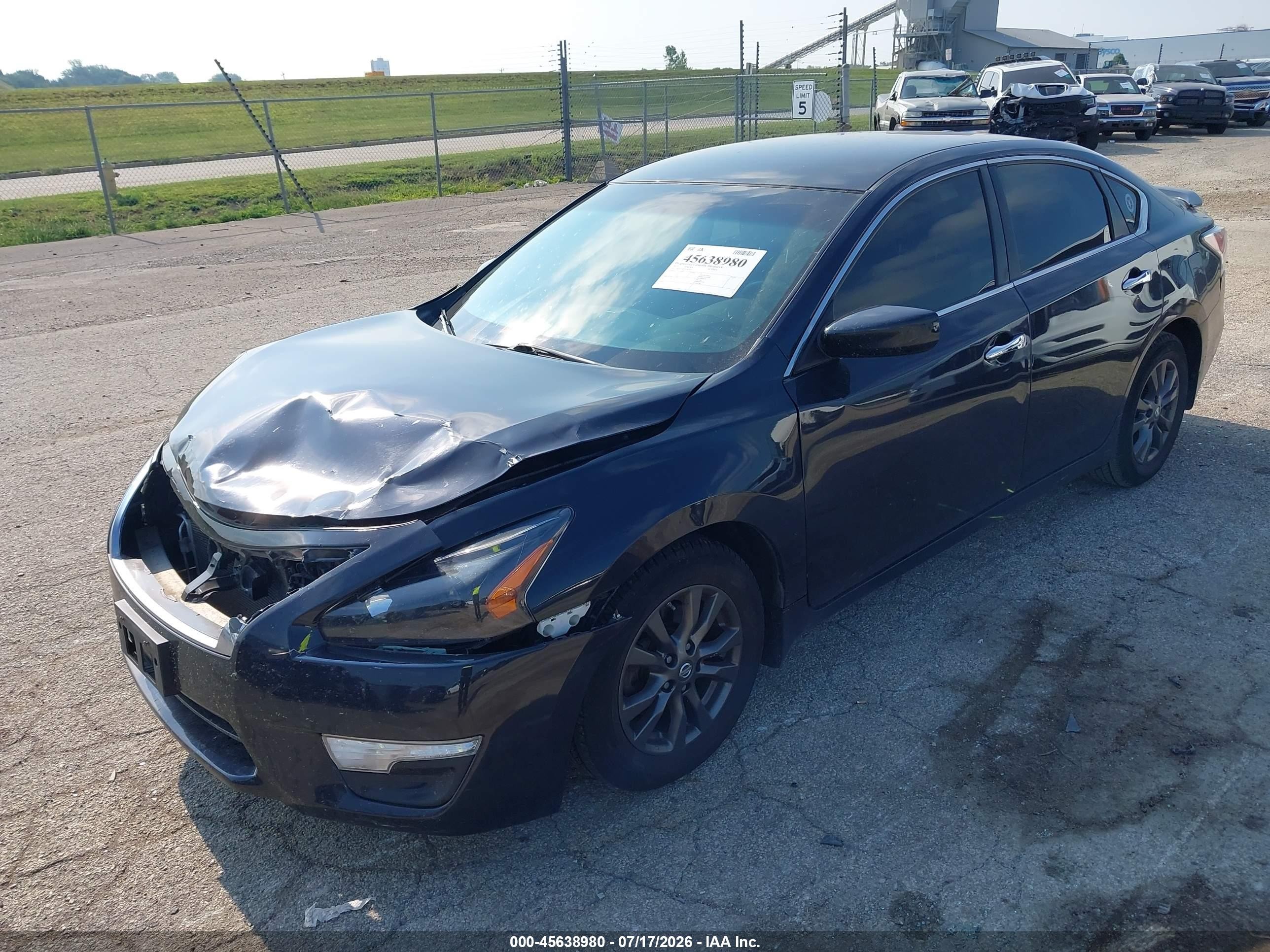2015 Nissan Altima 2.5 S Black vin: 1N4AL3AP5FC467419