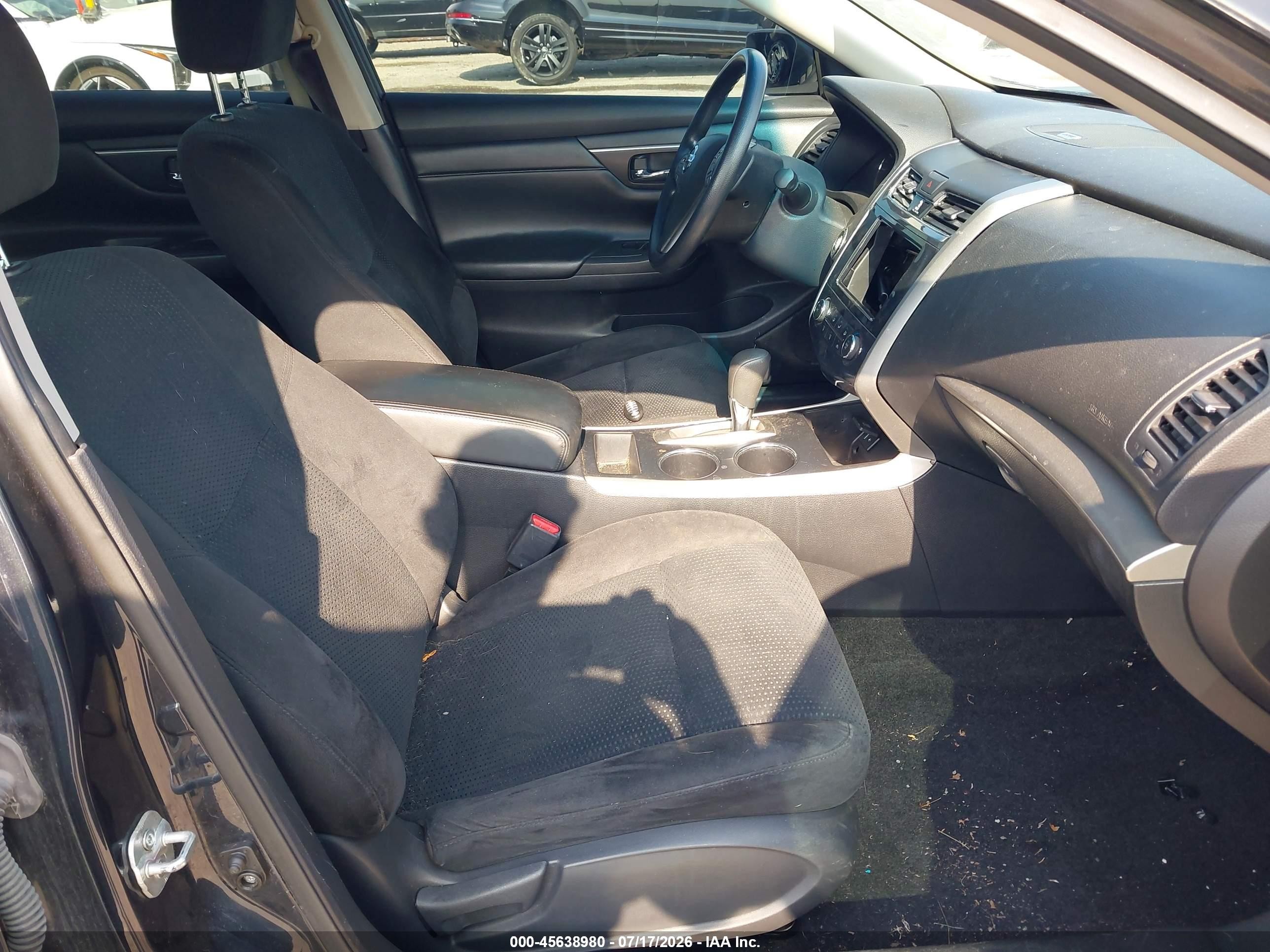 2015 Nissan Altima 2.5 S Black vin: 1N4AL3AP5FC467419