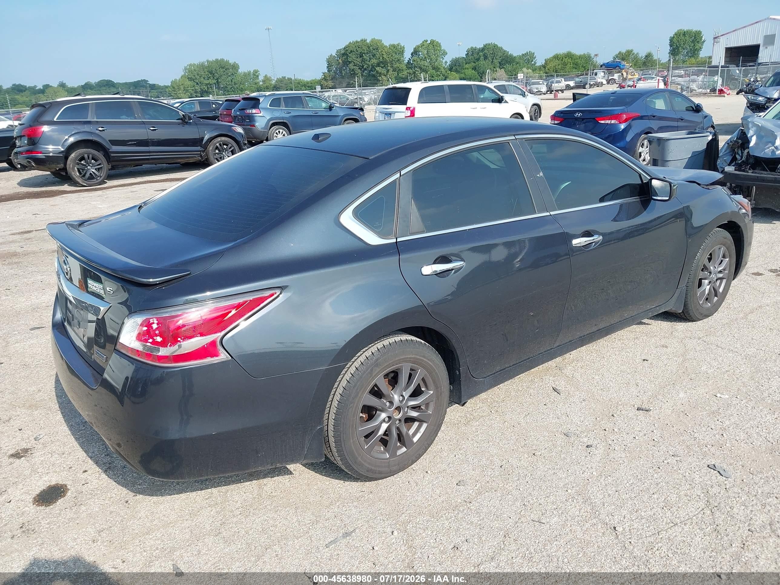 2015 Nissan Altima 2.5 S Black vin: 1N4AL3AP5FC467419