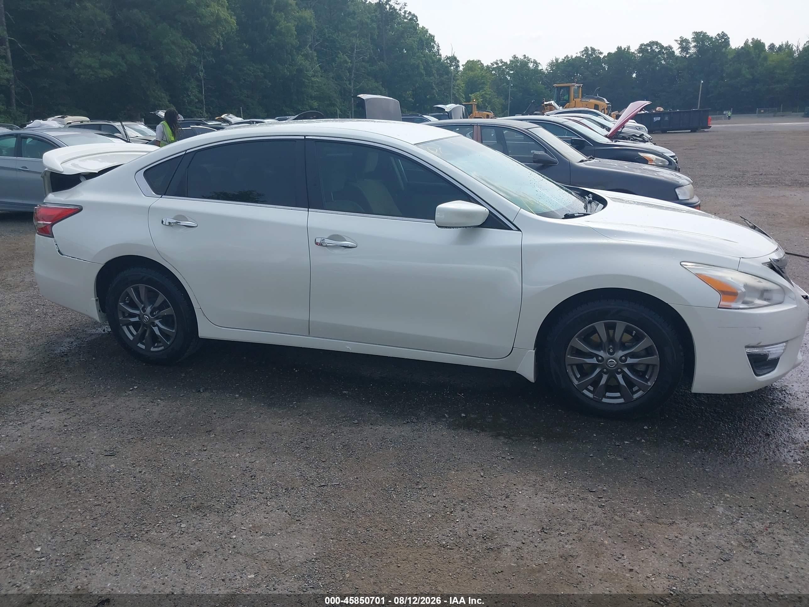 2015 Nissan Altima 2.5 S White vin: 1N4AL3AP5FC476816