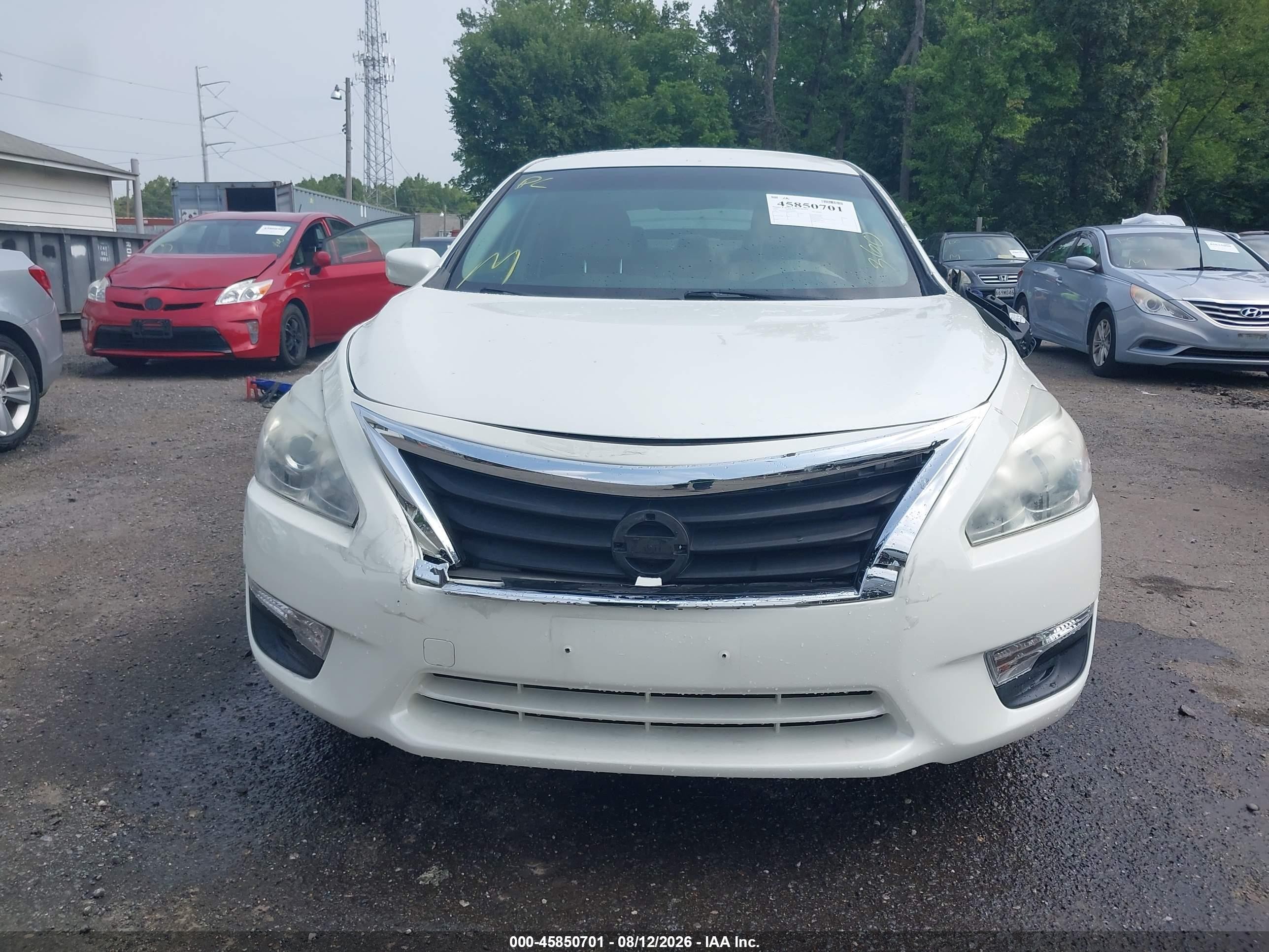 2015 Nissan Altima 2.5 S White vin: 1N4AL3AP5FC476816