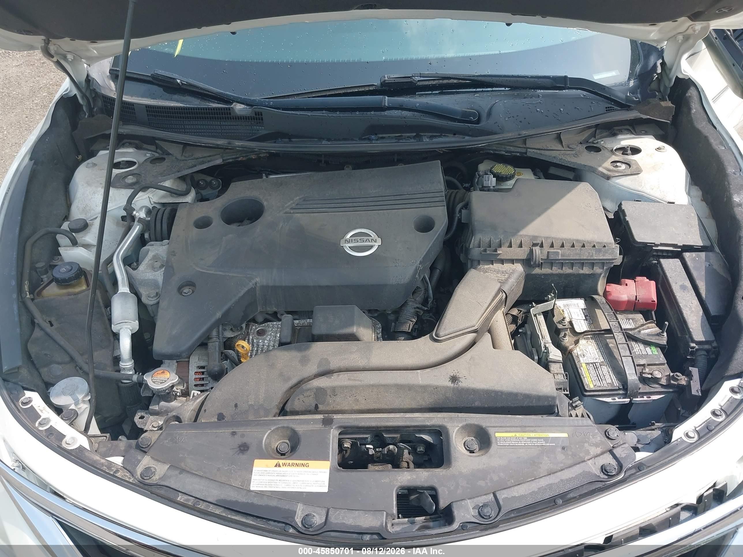 2015 Nissan Altima 2.5 S White vin: 1N4AL3AP5FC476816